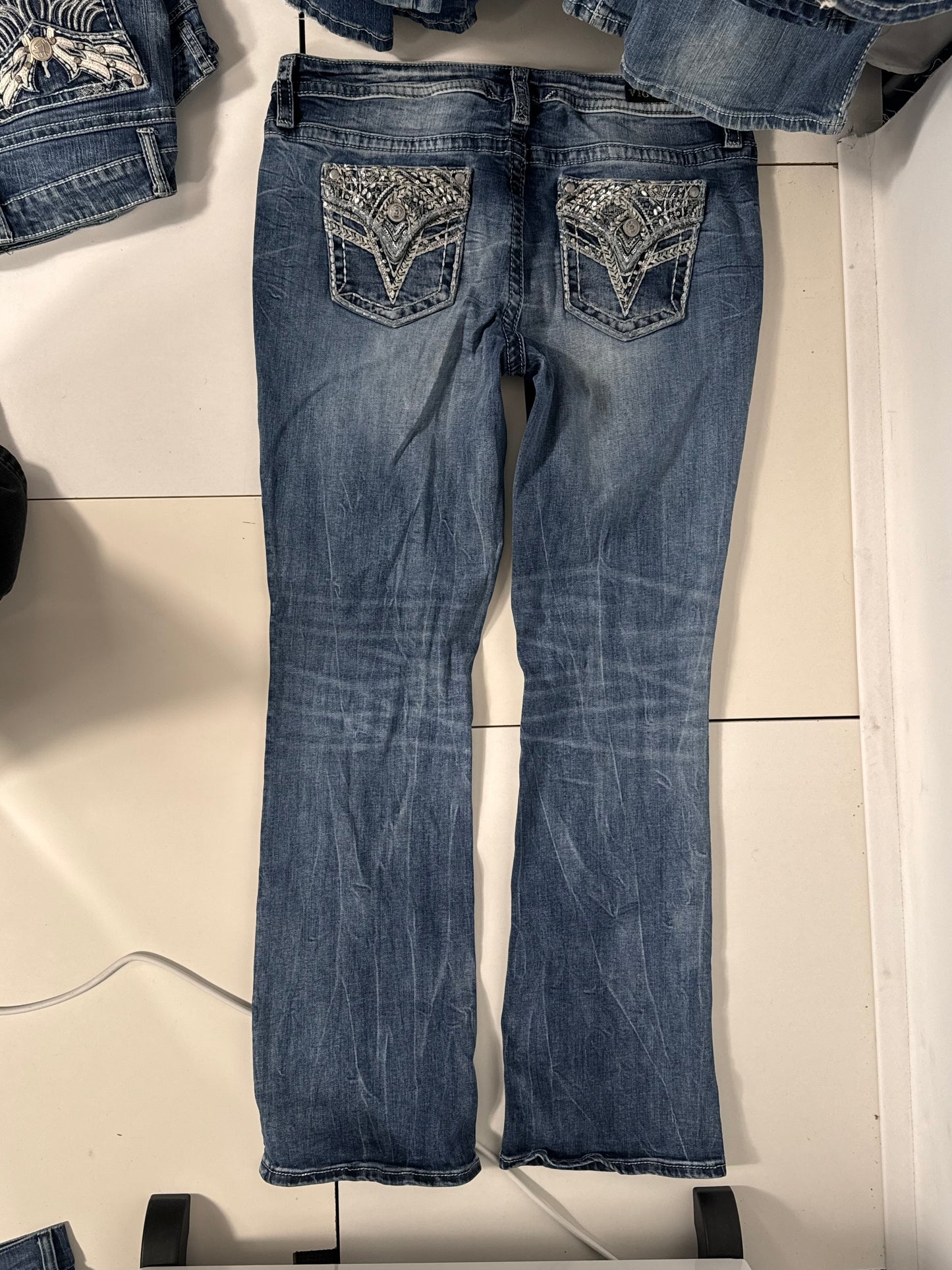Lågmidjade jeans stl: