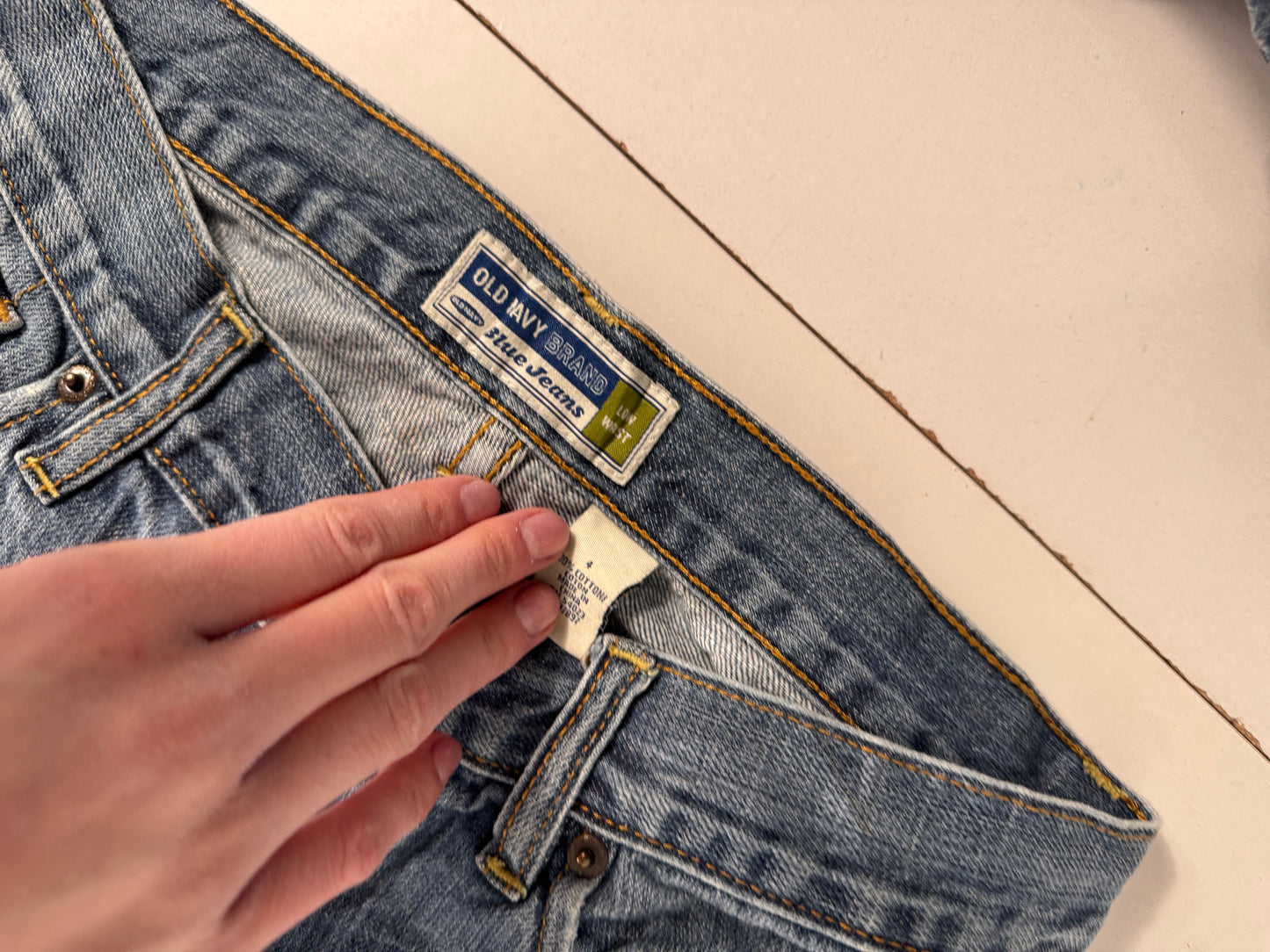 Lågmidjade jeans stl: XS