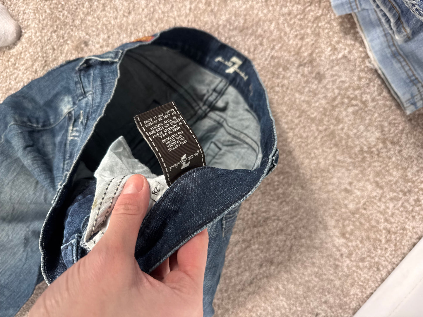 Lågmidjade jeans stl: S/M