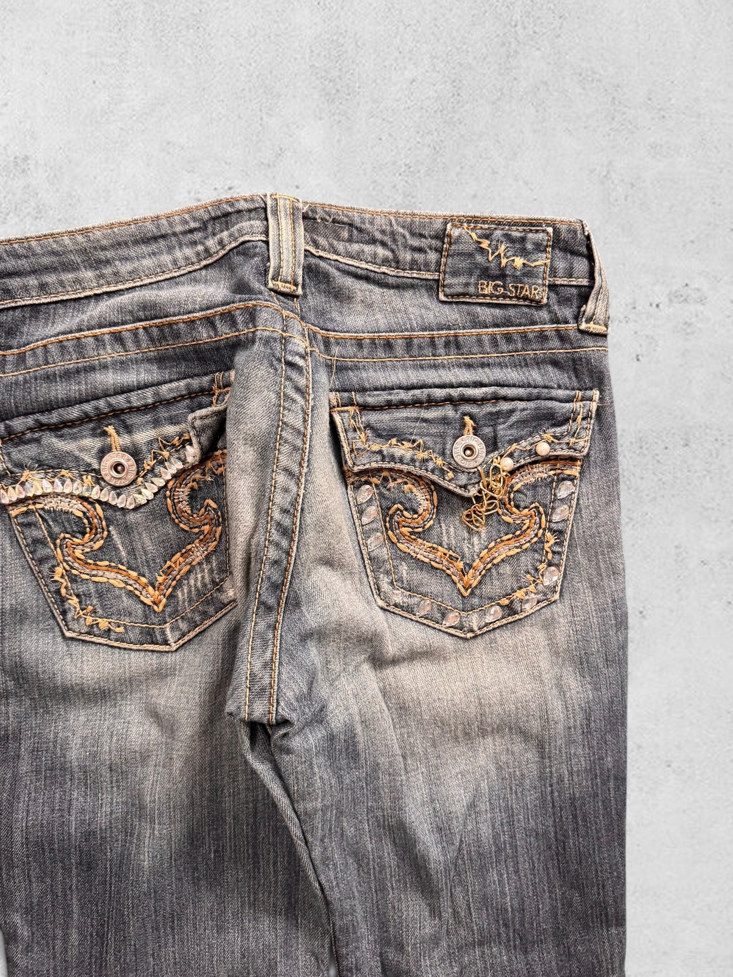 Lågmidjade jeans stl: S