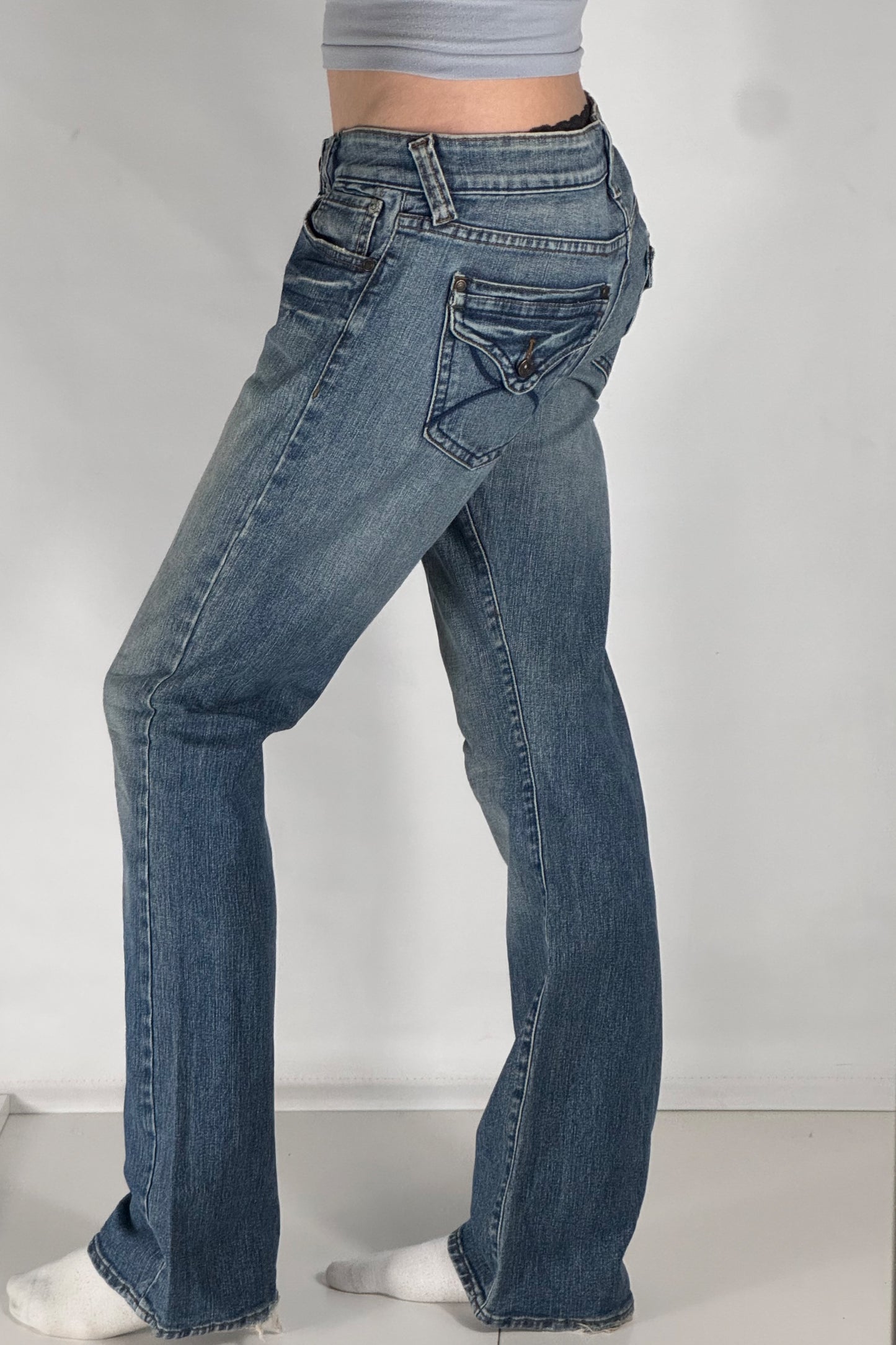 Lågmidjade jeans stl: S