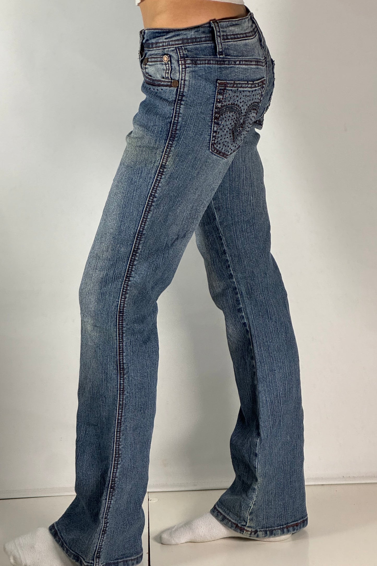 Lågmidjade jeans stl: XS