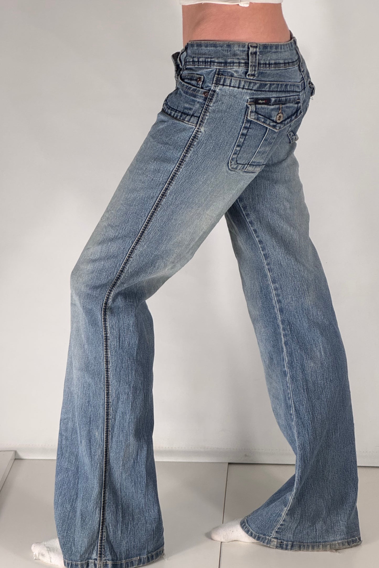 Lågmidjade jeans stl: S