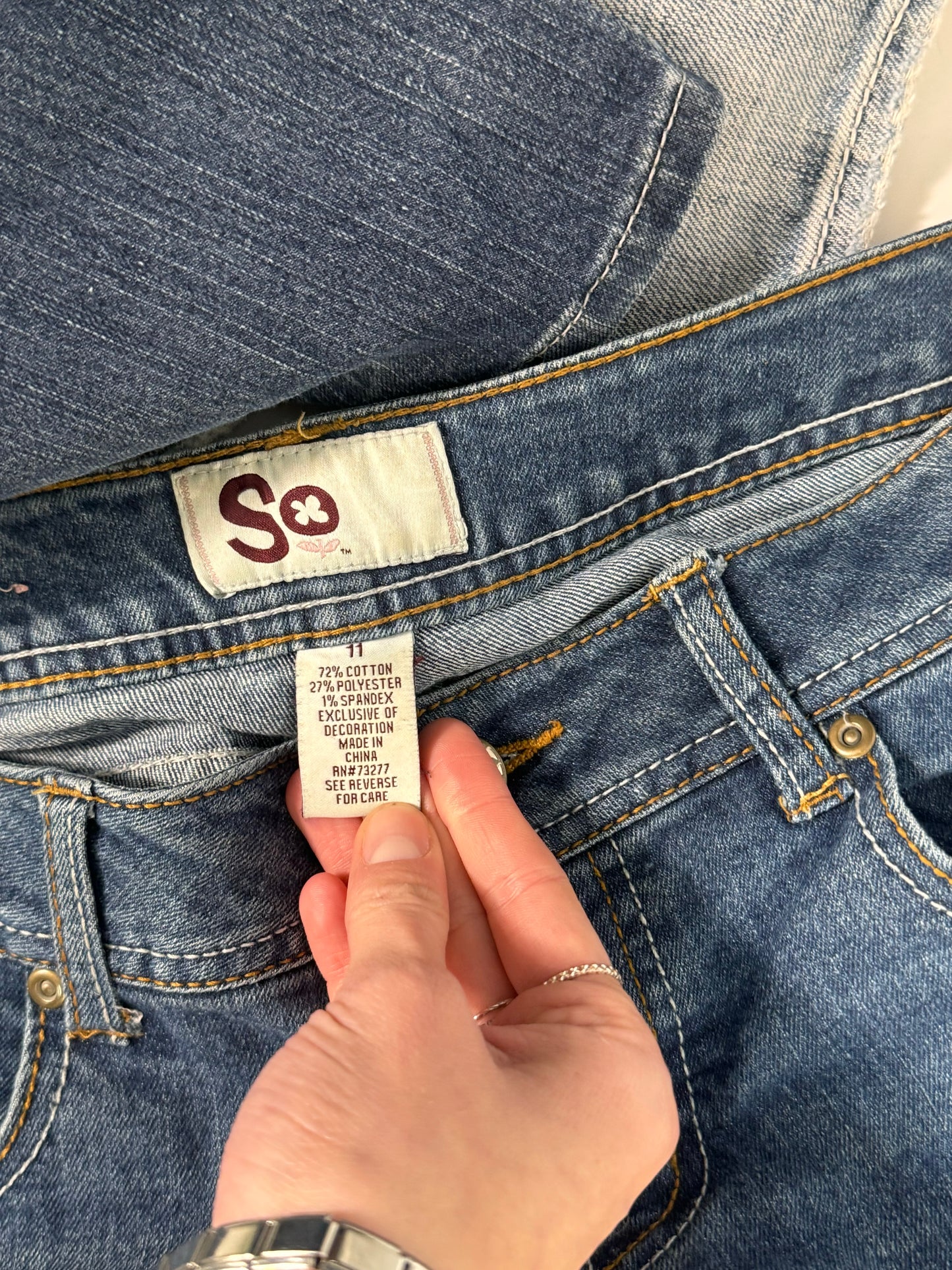 Lågmidjade jeans stl: M