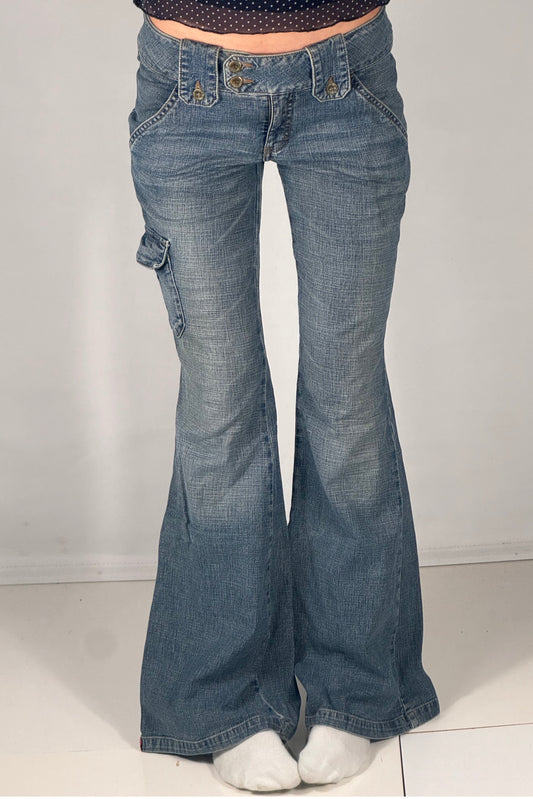 Lågmidjade jeans stl: XS