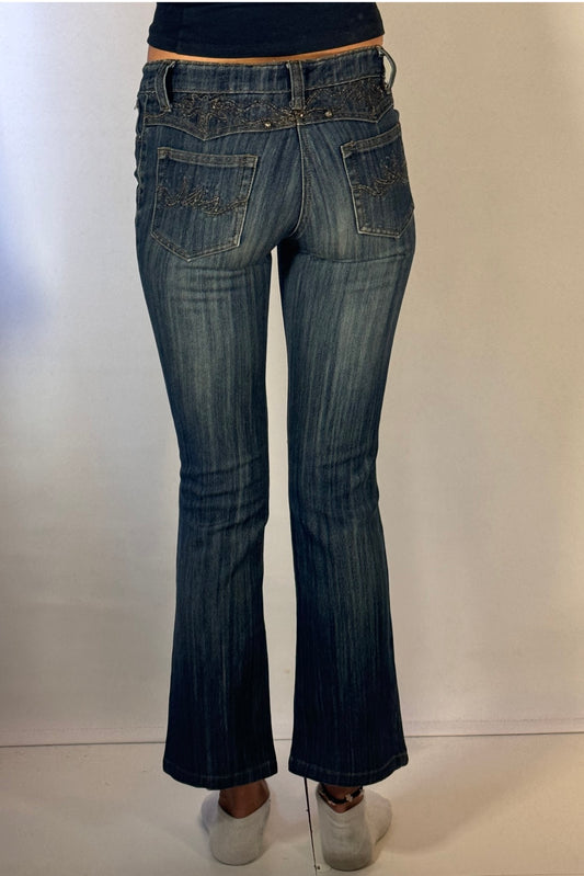 Lågmidjade jeans stl: XXXS