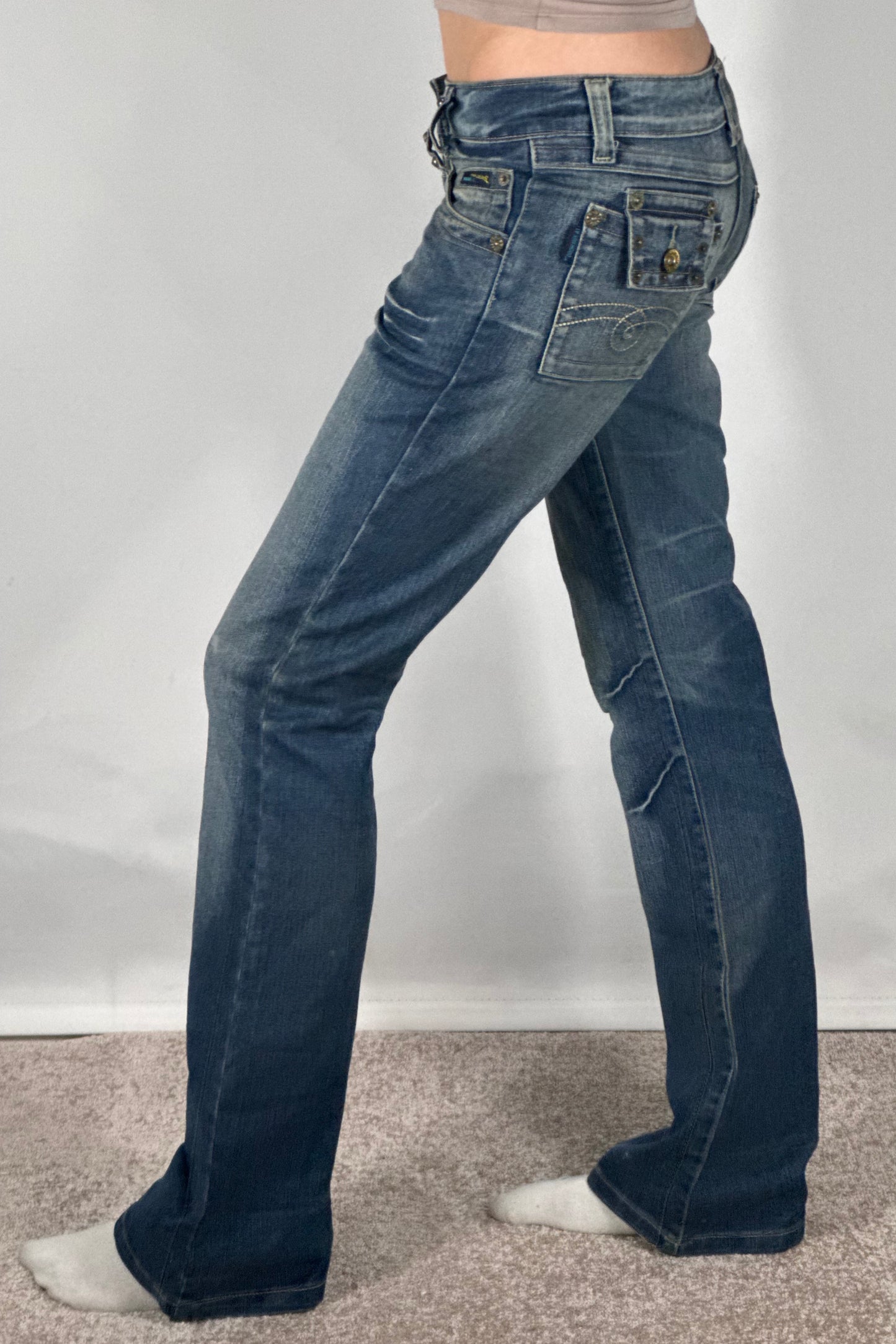 Lågmidjade jeans stl: XS