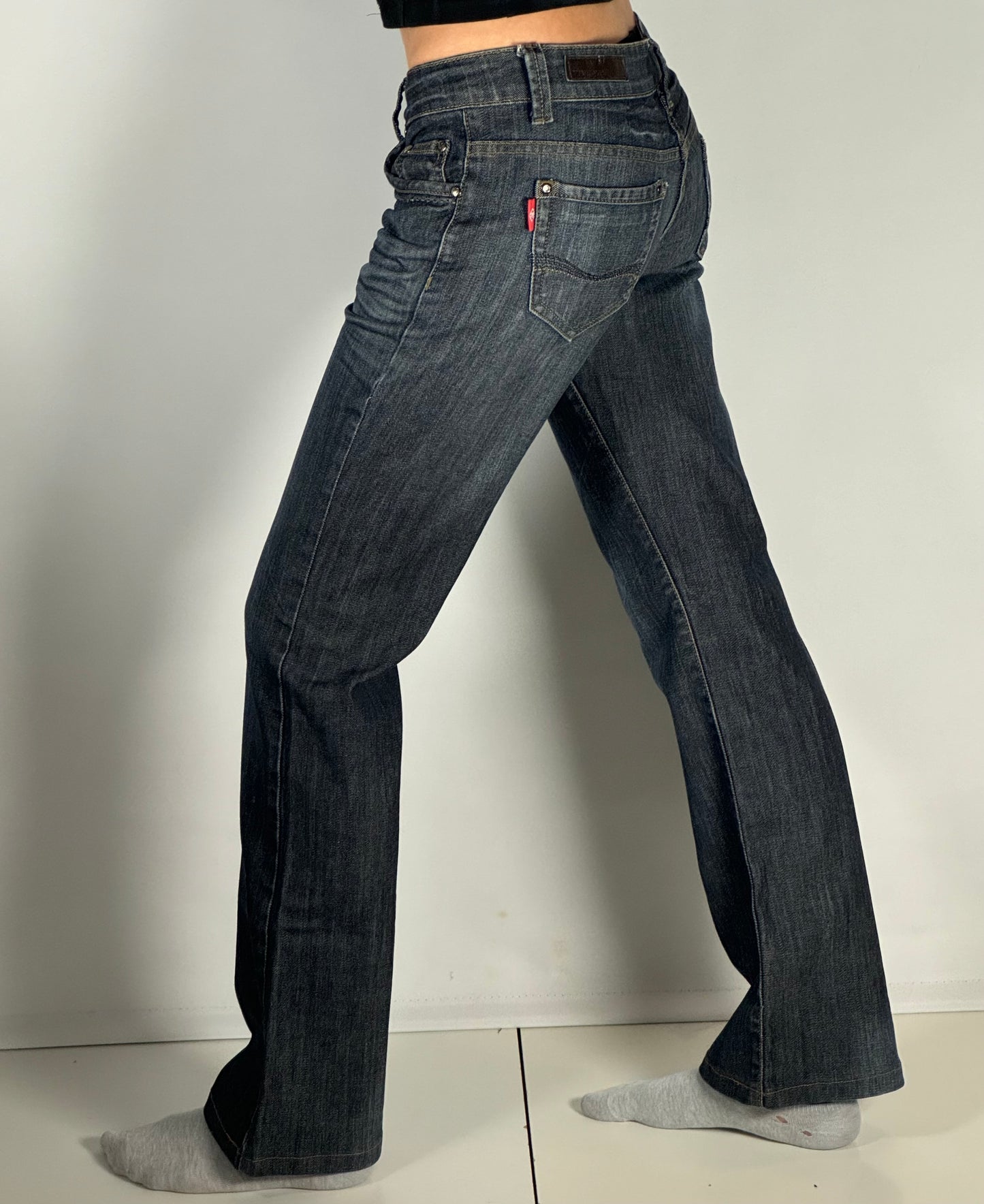 Lågmidjade jeans stl: S