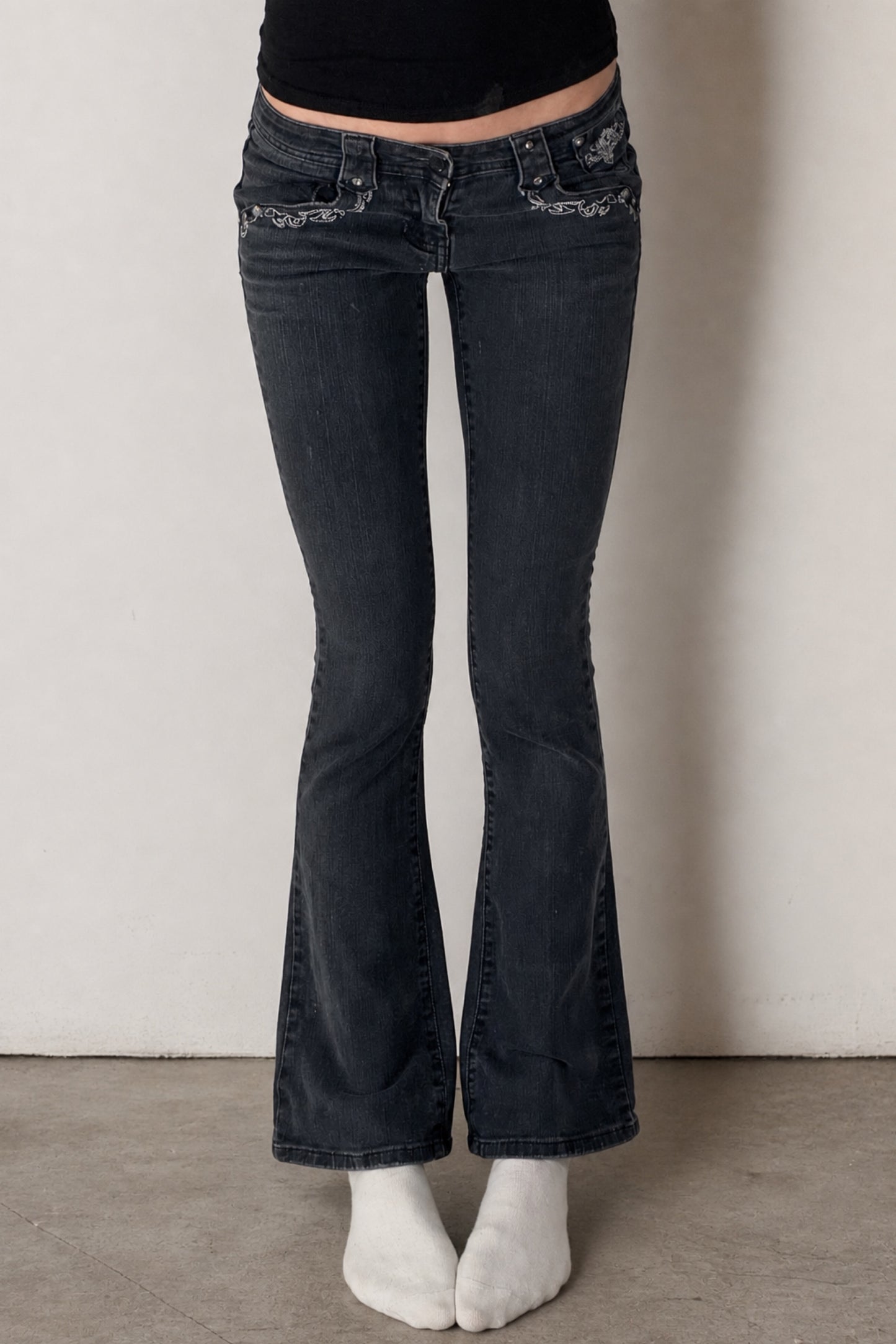 Lågmidjade jeans stl: XXS