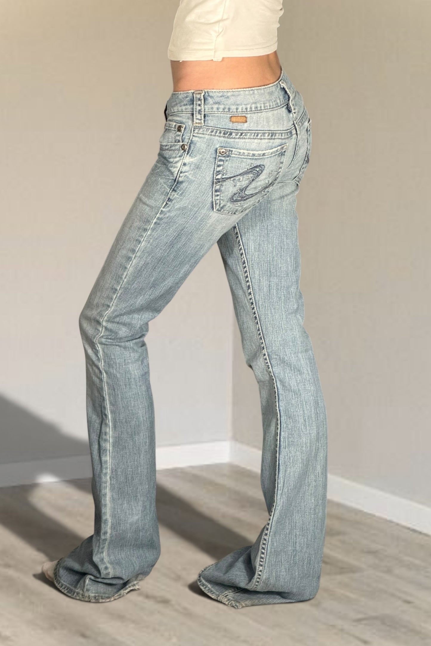 Lågmidjade jeans stl: XS/S