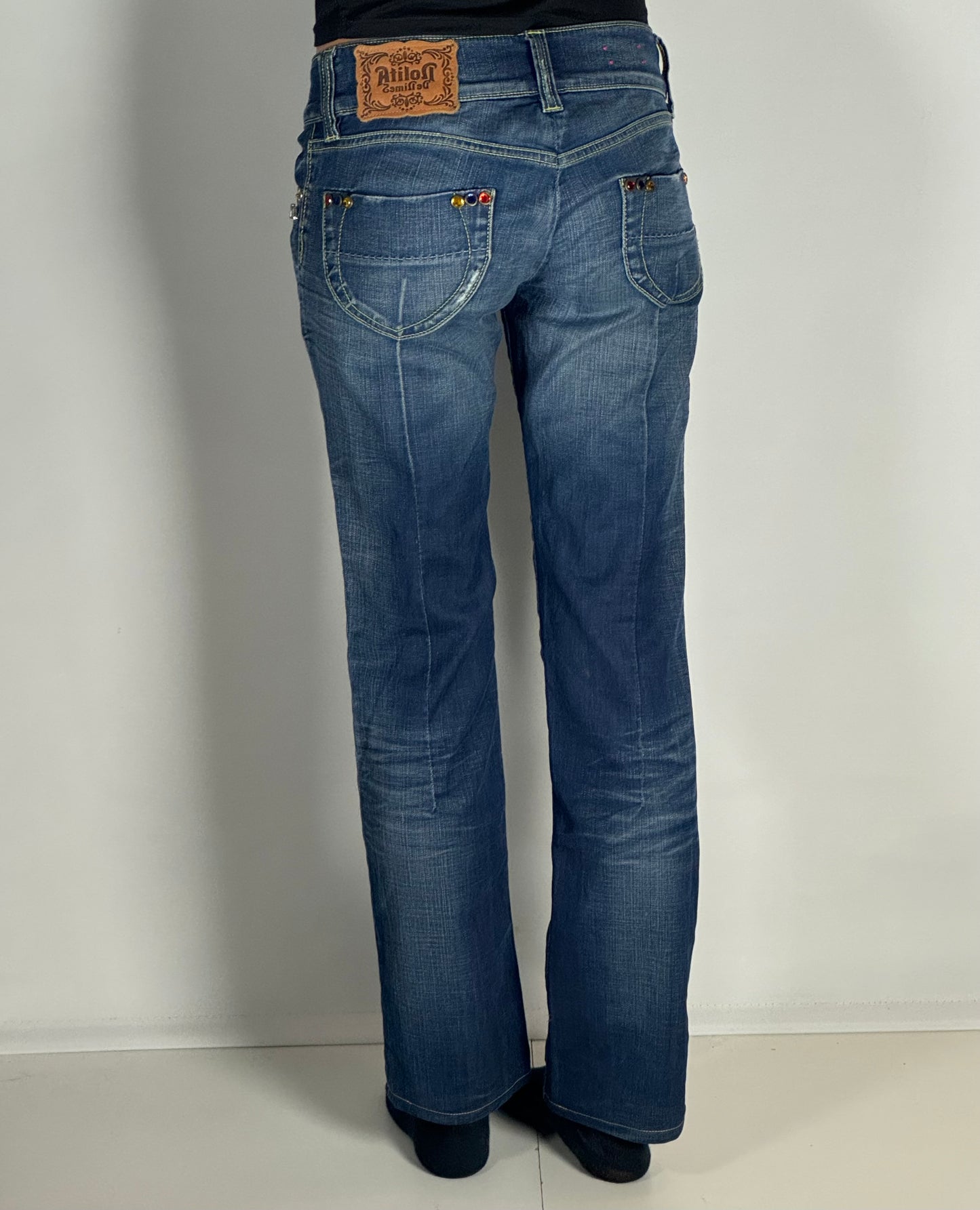 Lågmidjade jeans stl: S