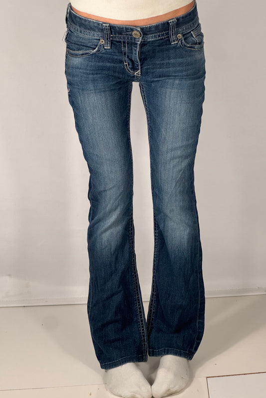 Lavtaljede jeans str: S