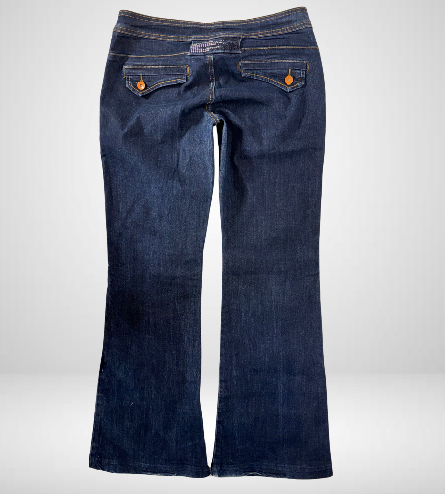 Lågmidjade jeans–stl: S/M