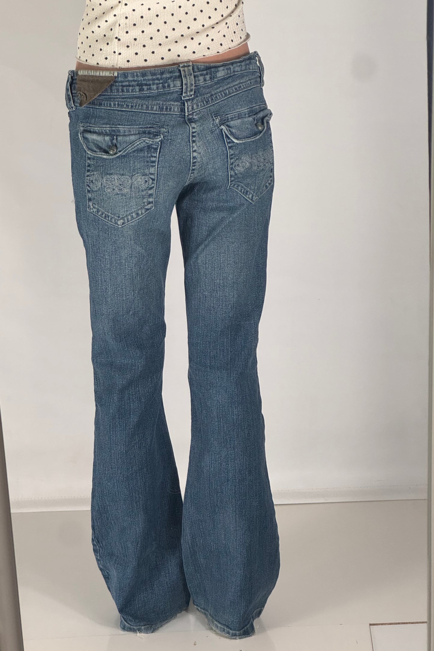 Lågmidjade jeans stl: M