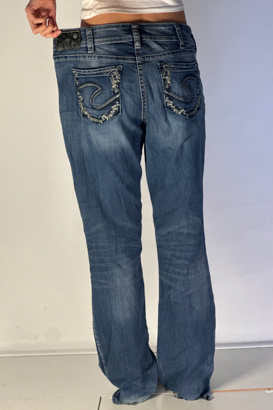 Lågmidjade jeans stl: L