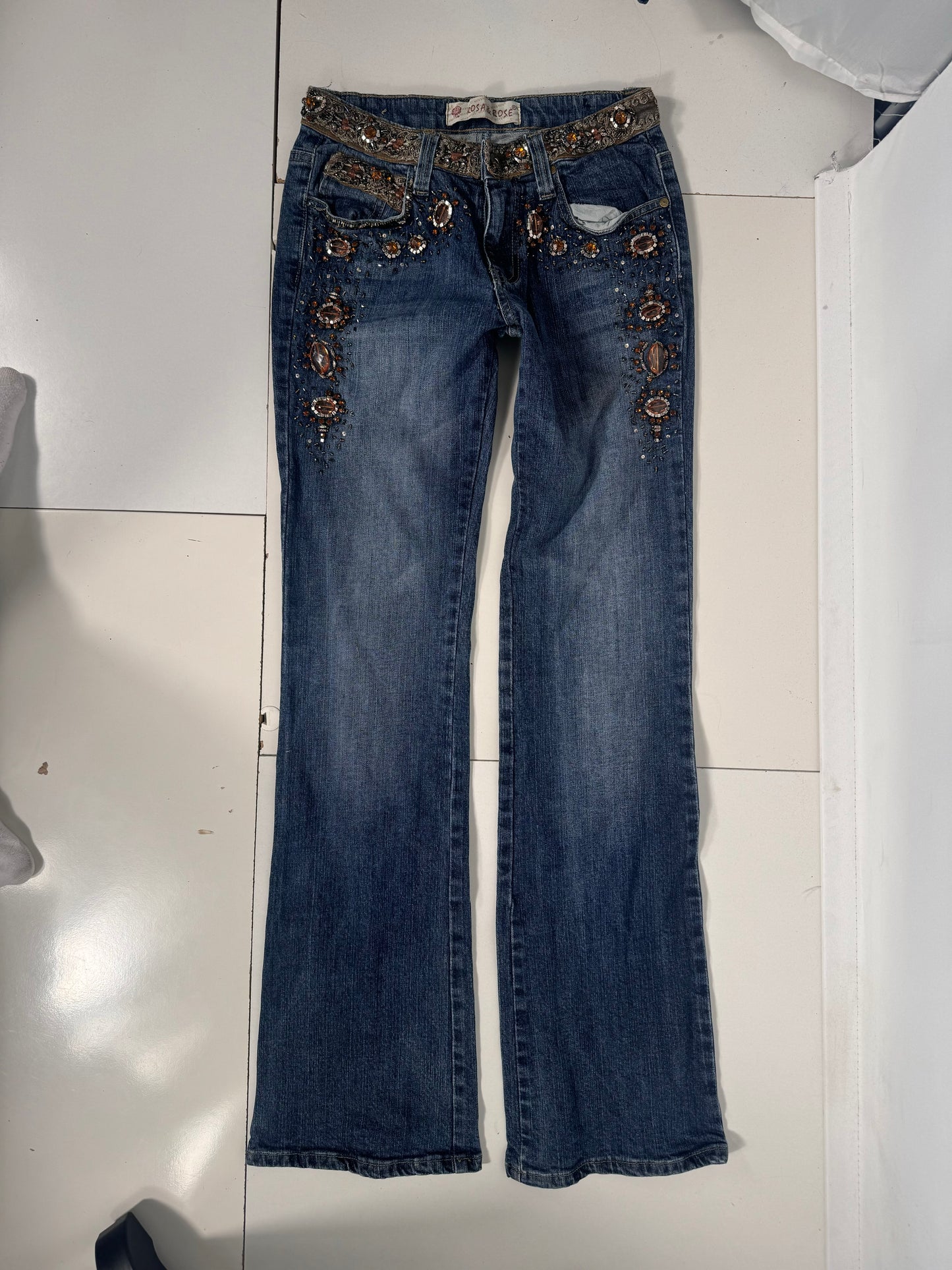 Lågmidjade jeans stl: XXS