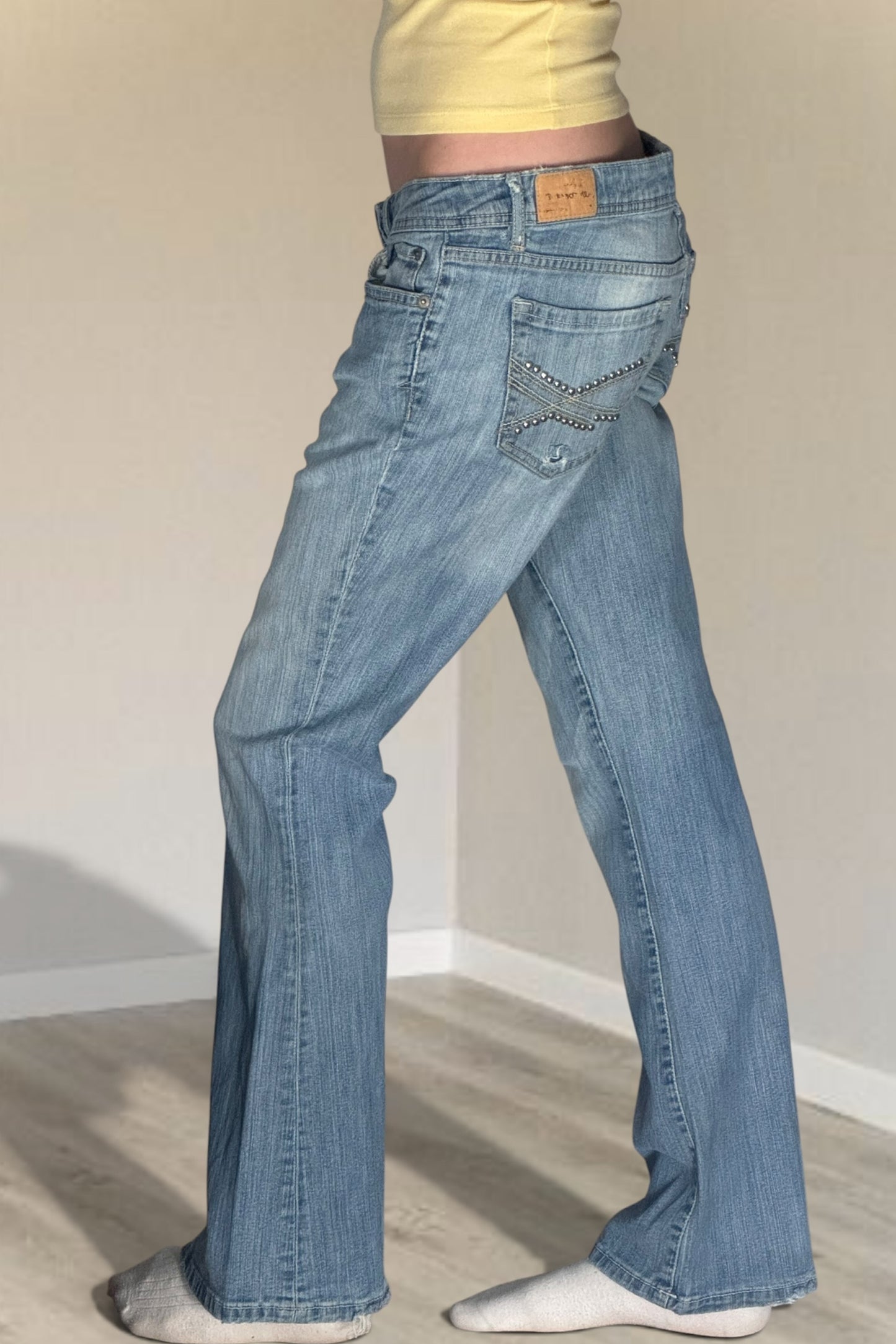 Lågmidjade jeans stl: M
