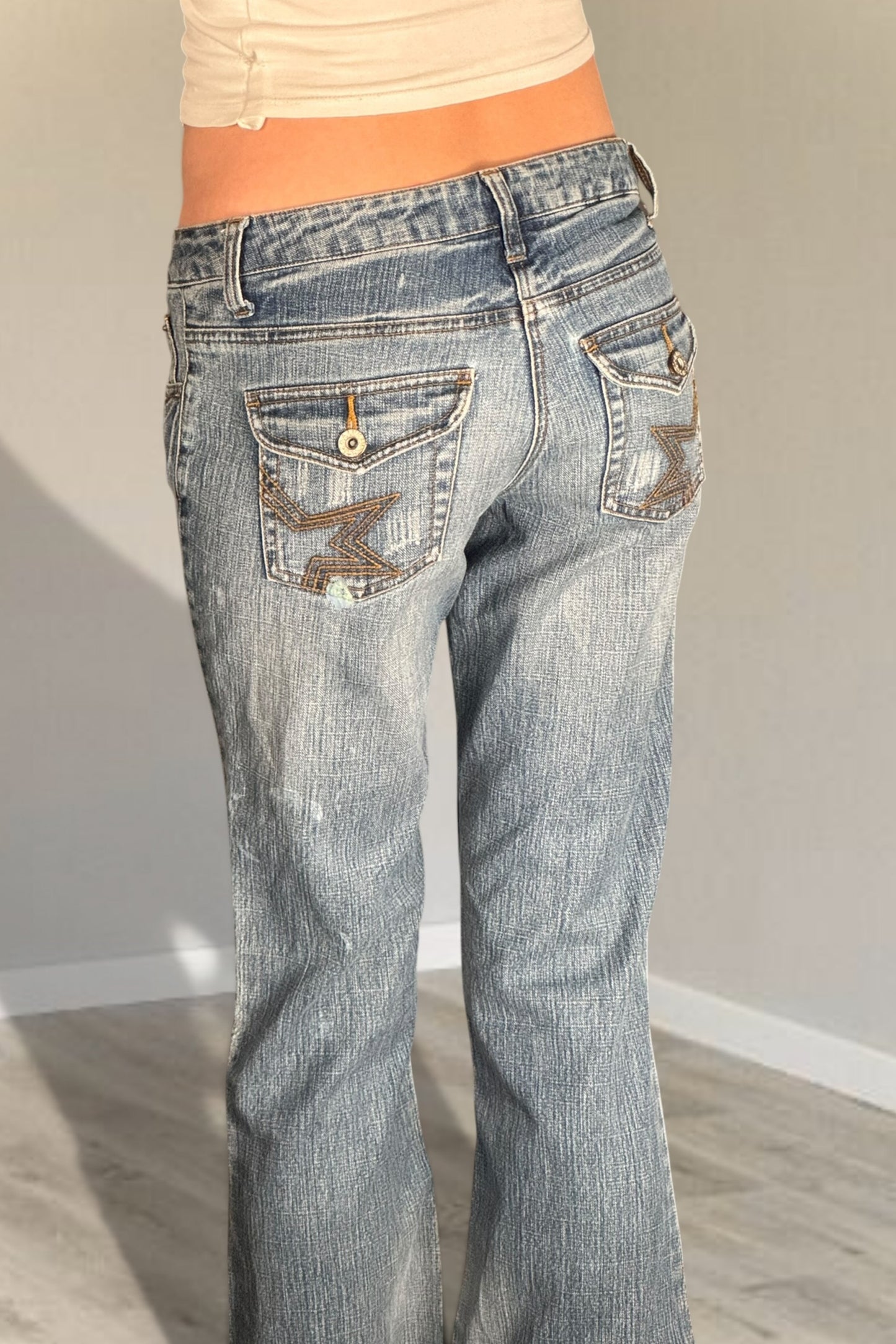 Lågmidjade jeans stl: XS/S