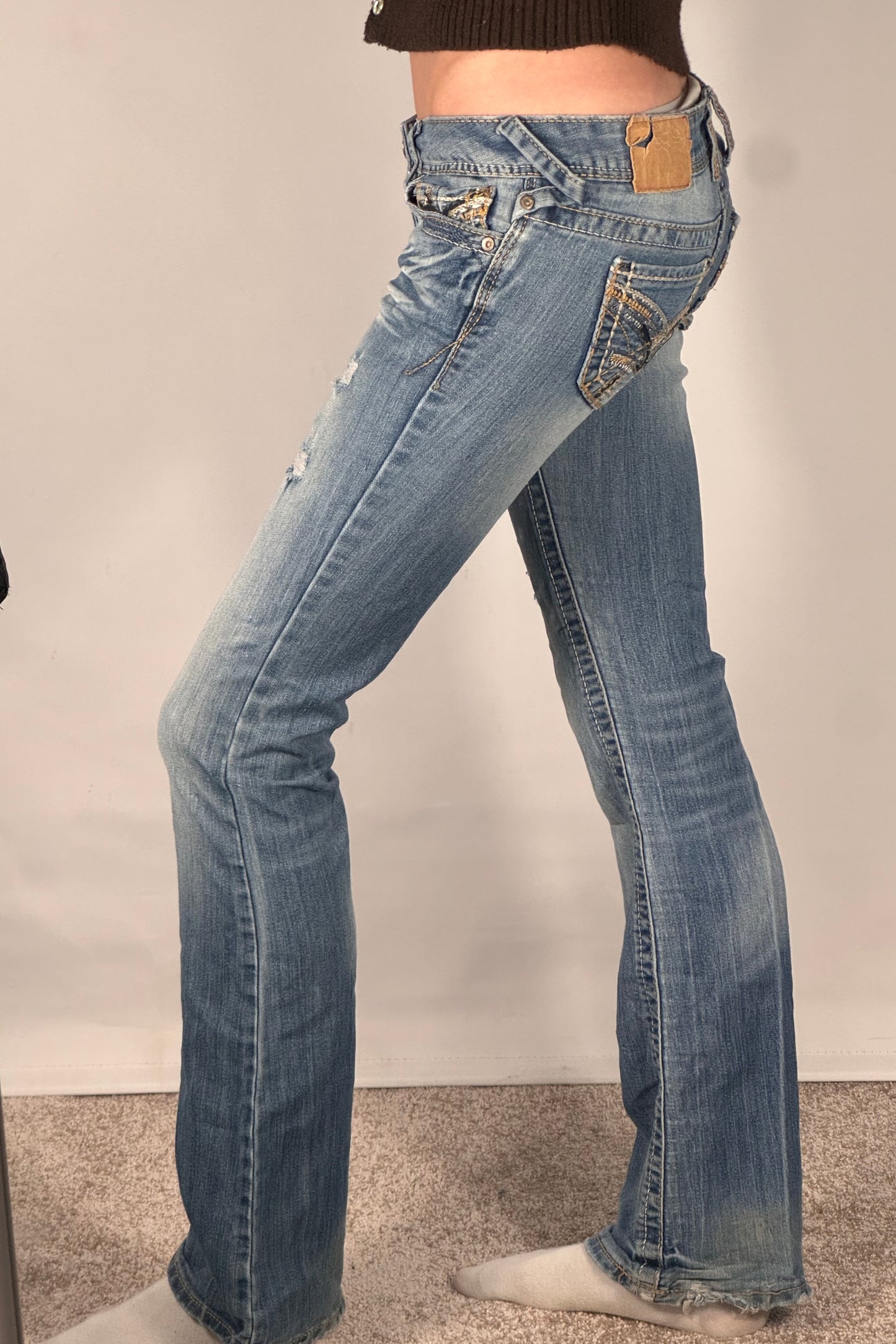 Lavtaljede jeans str: XS