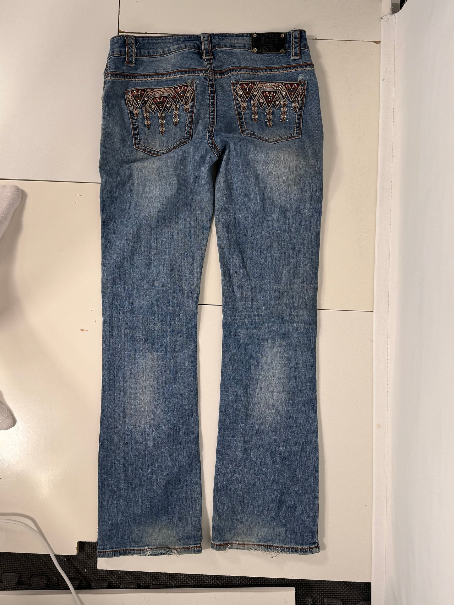 Lavlivede jeans str: S/M