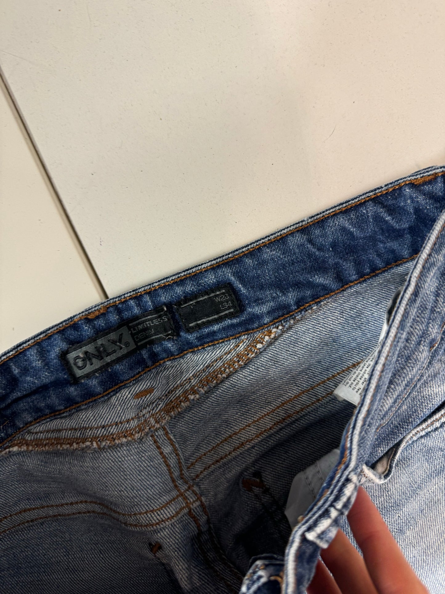 Lågmidjade jeans stl: S
