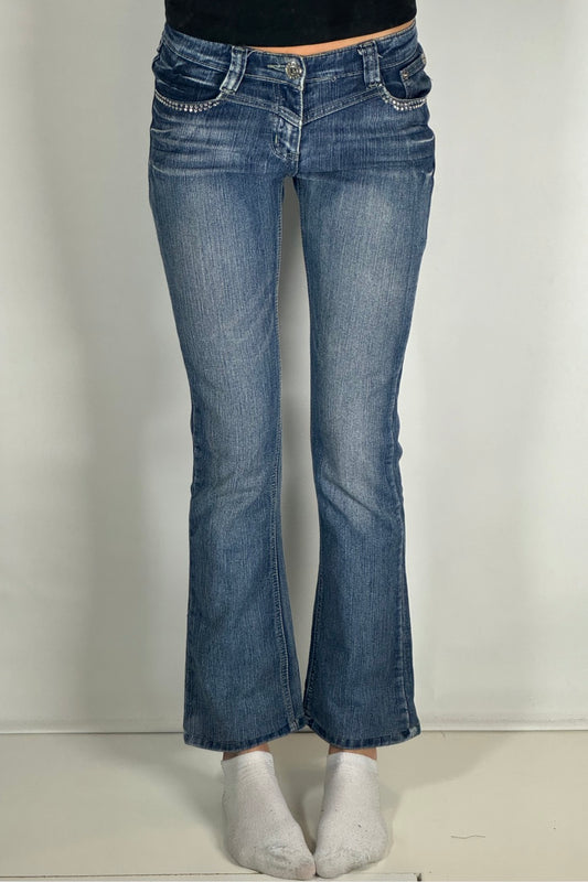 Lågmidjade jeans stl: XXS