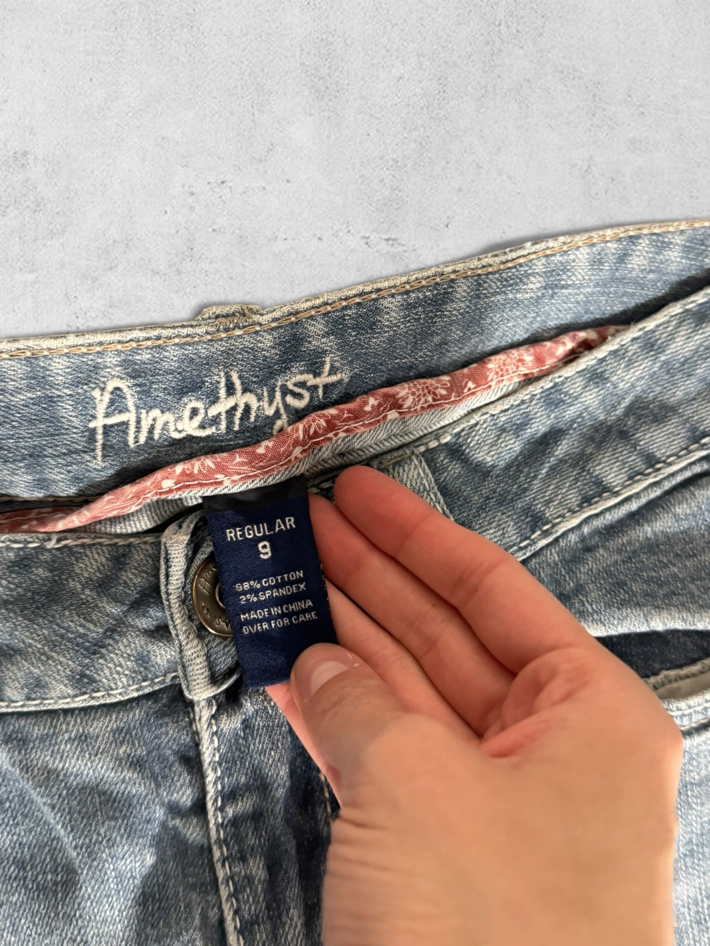 Lågmidjade jeans stl: M