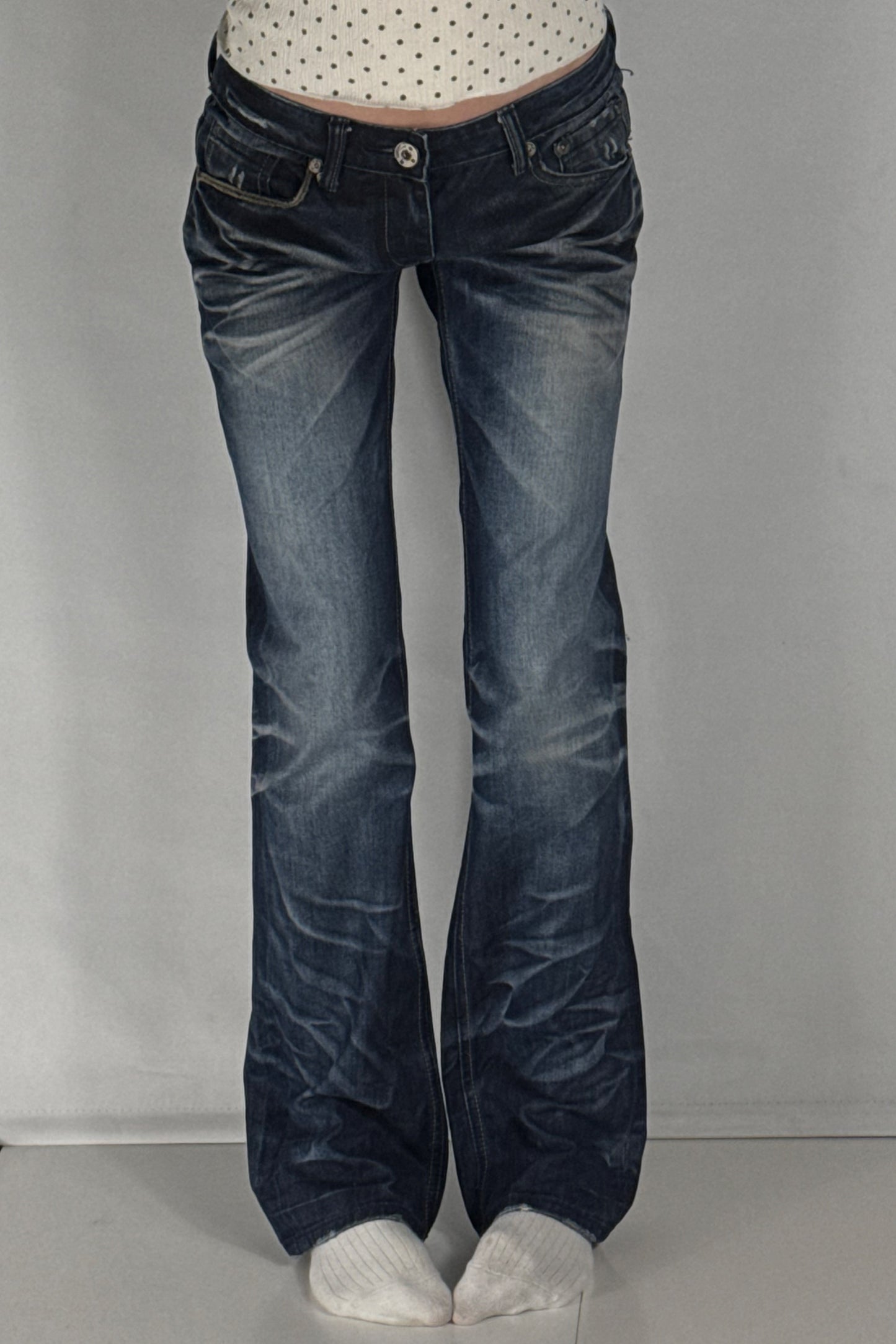 Lågmidjade jeans stl: S
