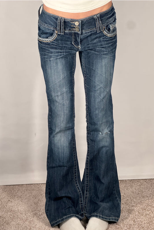 Lågmidjade jeans stl: S/M