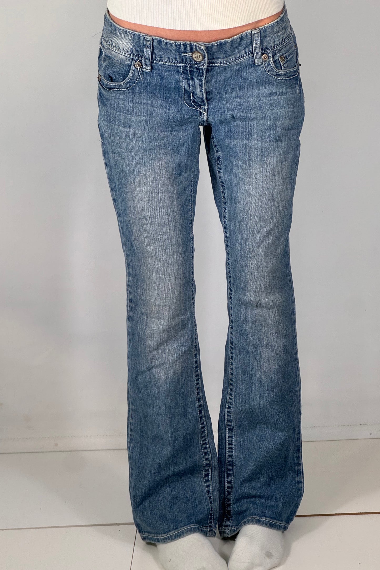 Lavtaljede jeans str: S/M