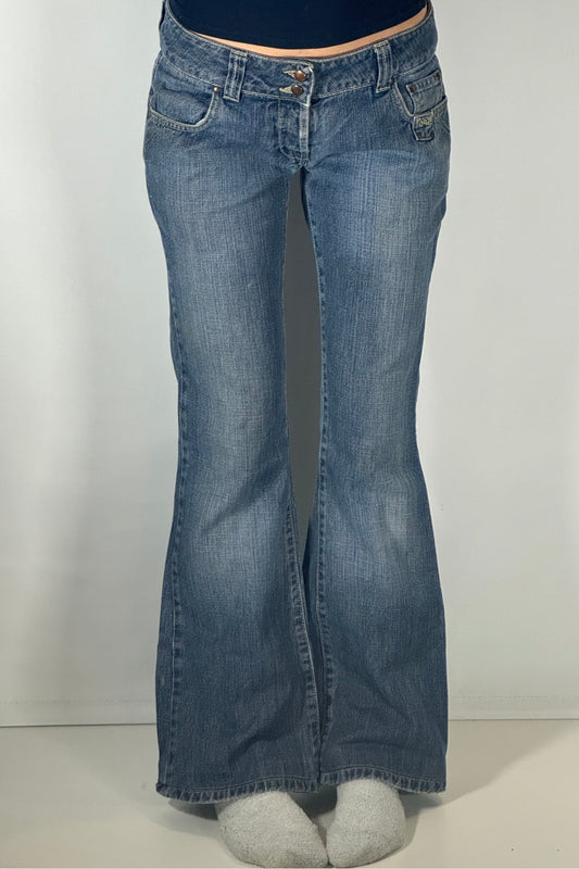 Lågmidjade jeans stl: S/M