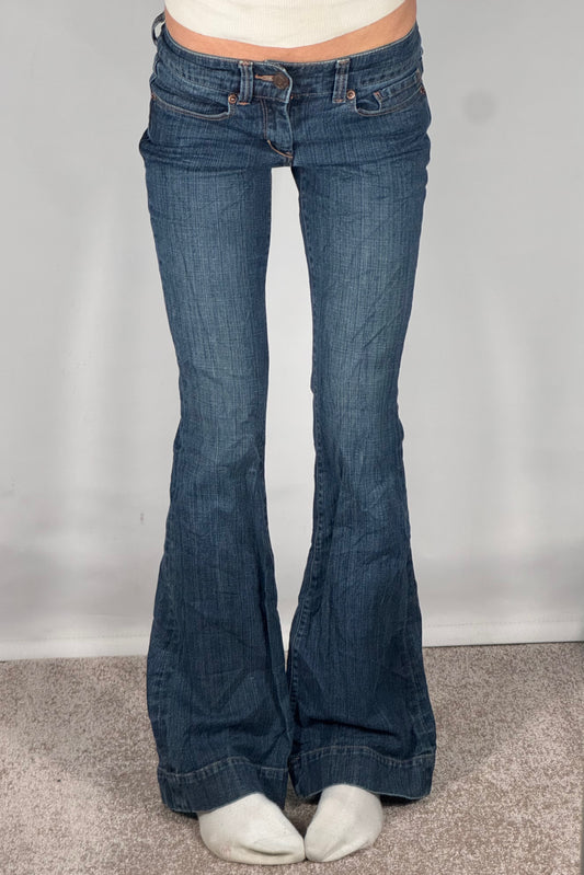 Lågmidjade jeans stl: XS