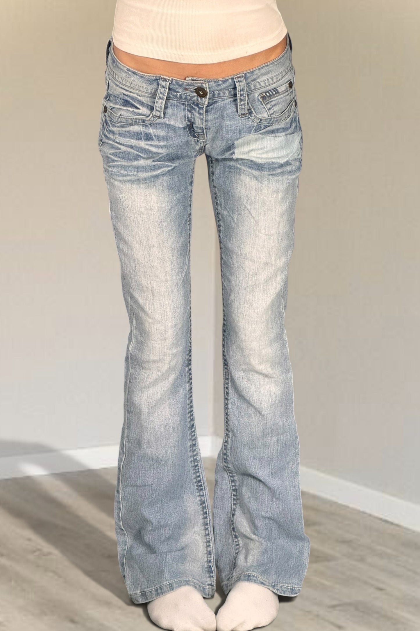 Lågmidjade jeans stl: M