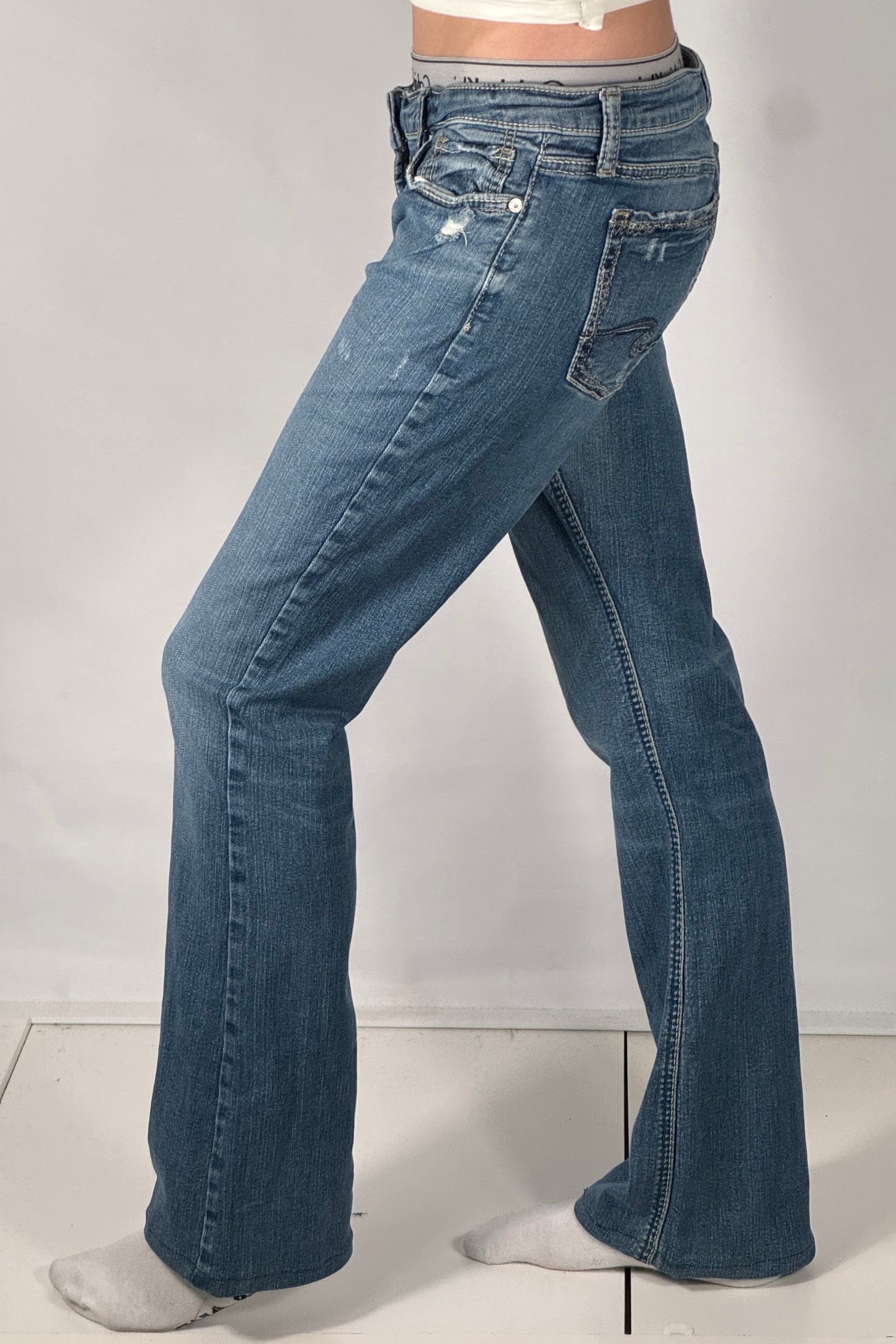 Lågmidjade jeans stl: