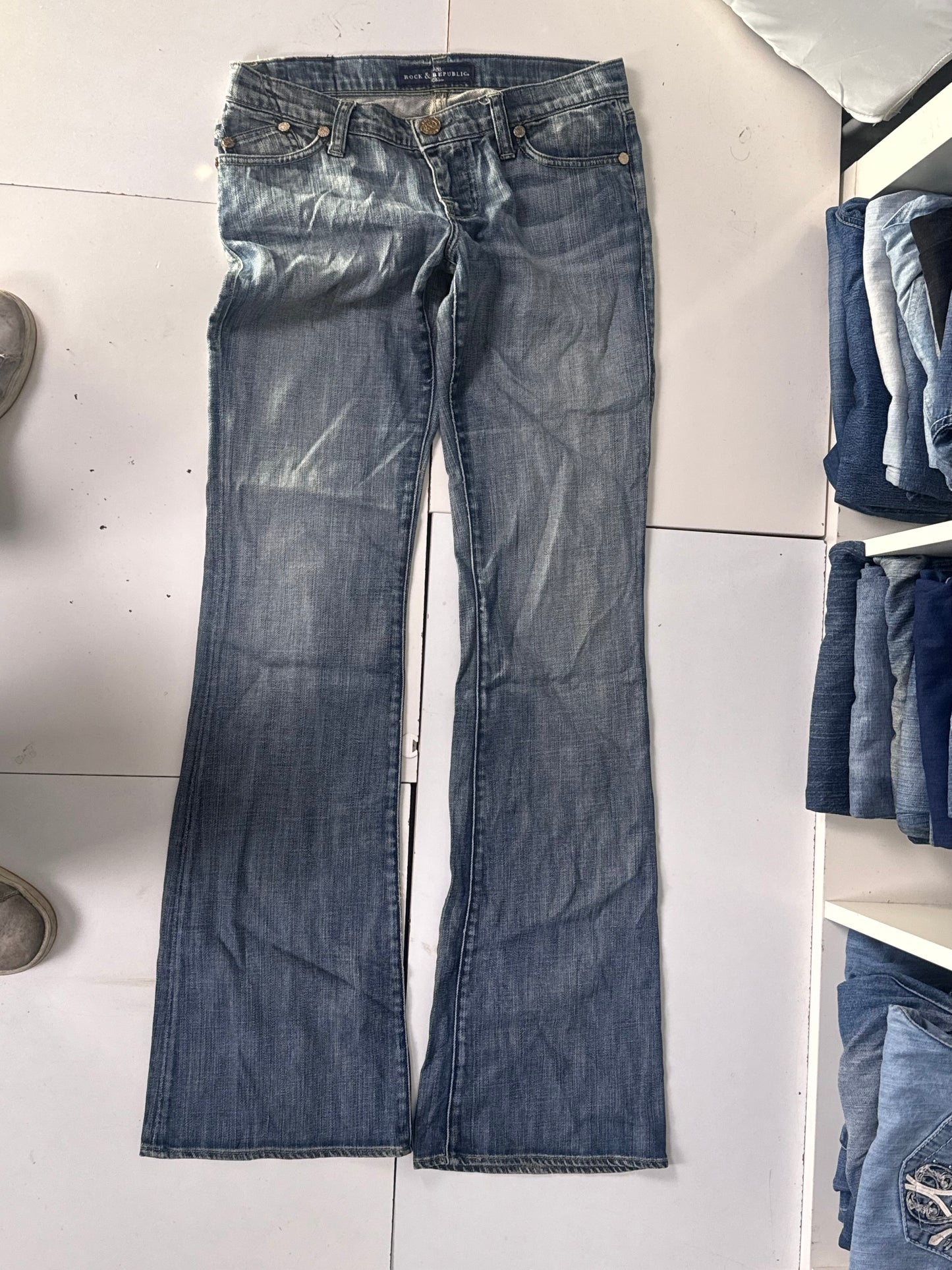 Lågmidjade jeans stl: S