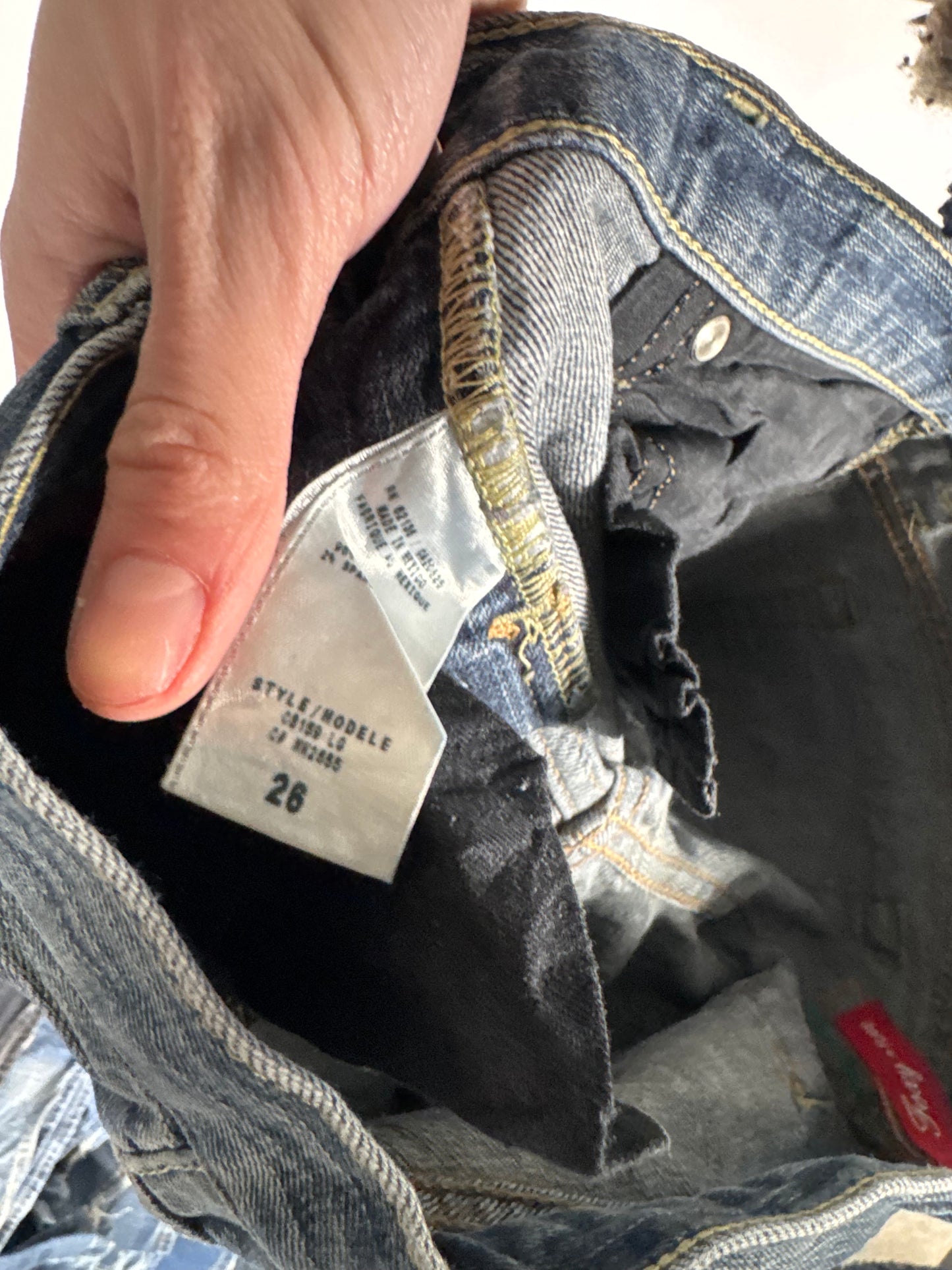 Lågmidjade jeans stl: S