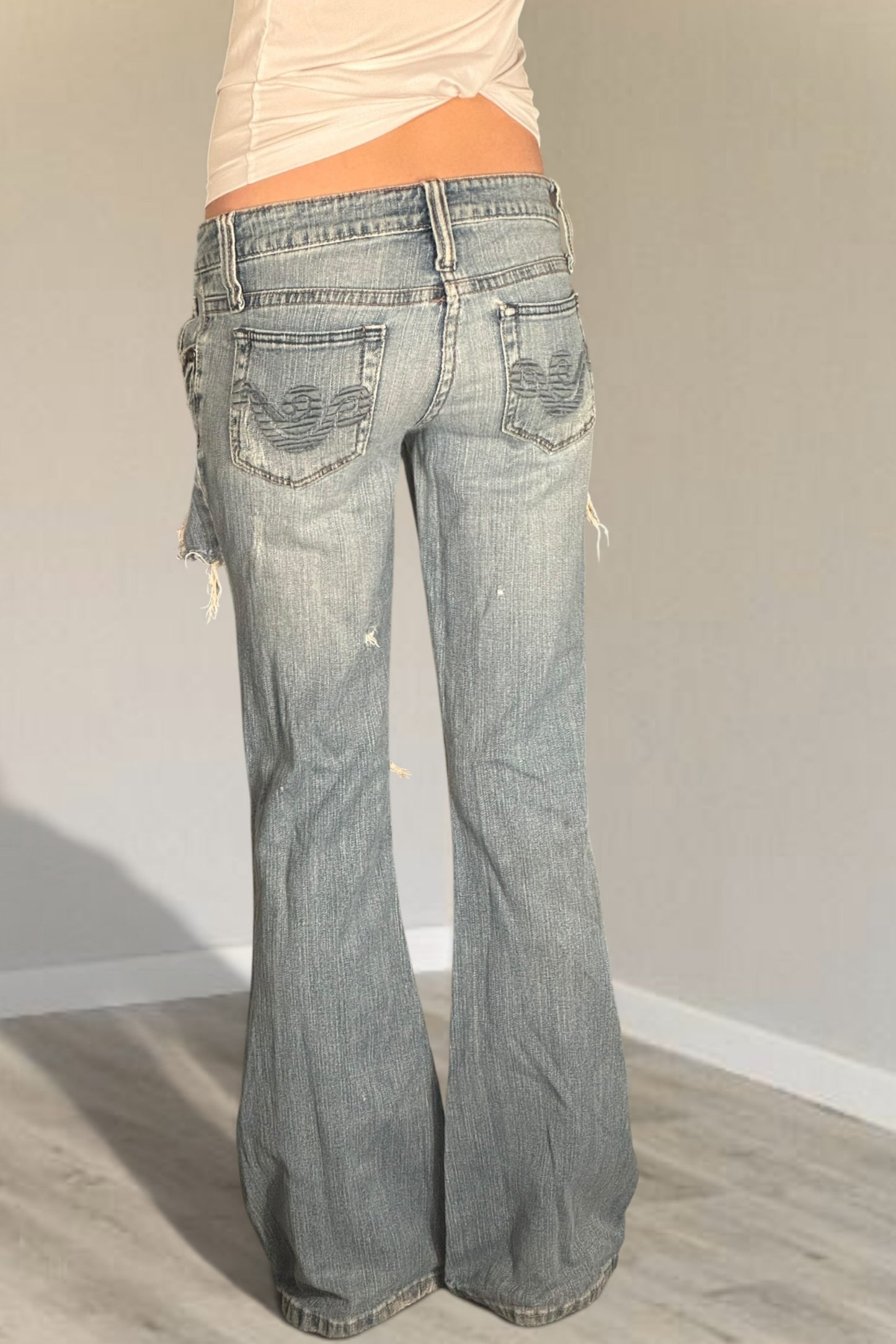 Lågmidjade jeans stl: S
