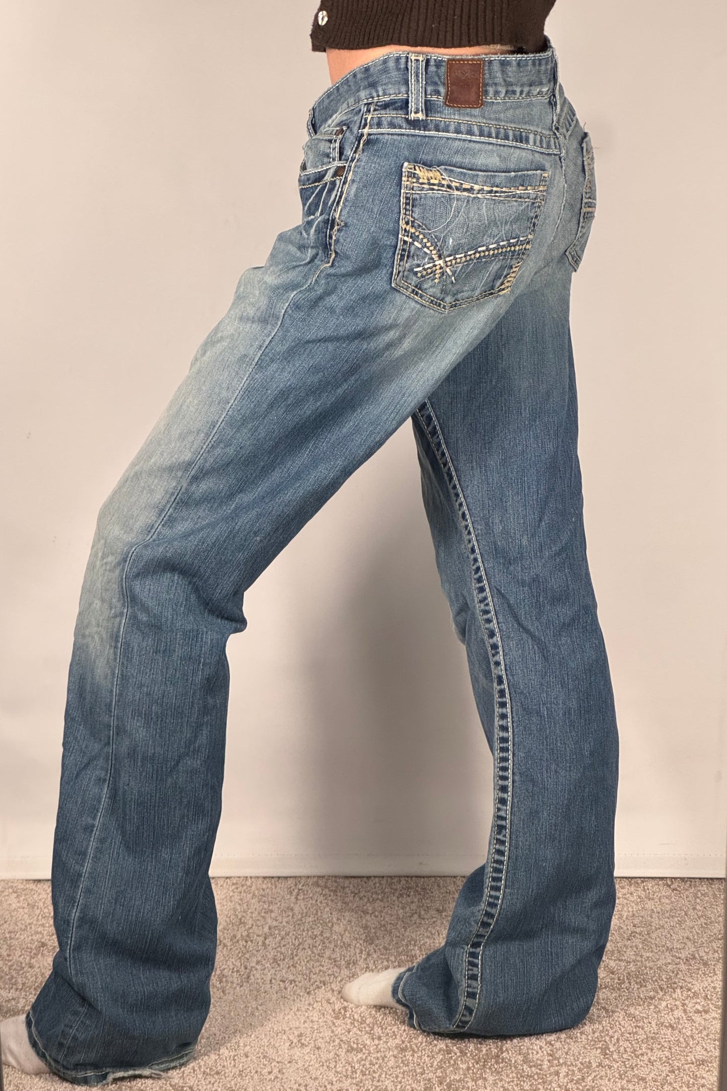 Lågmidjade jeans stl: M
