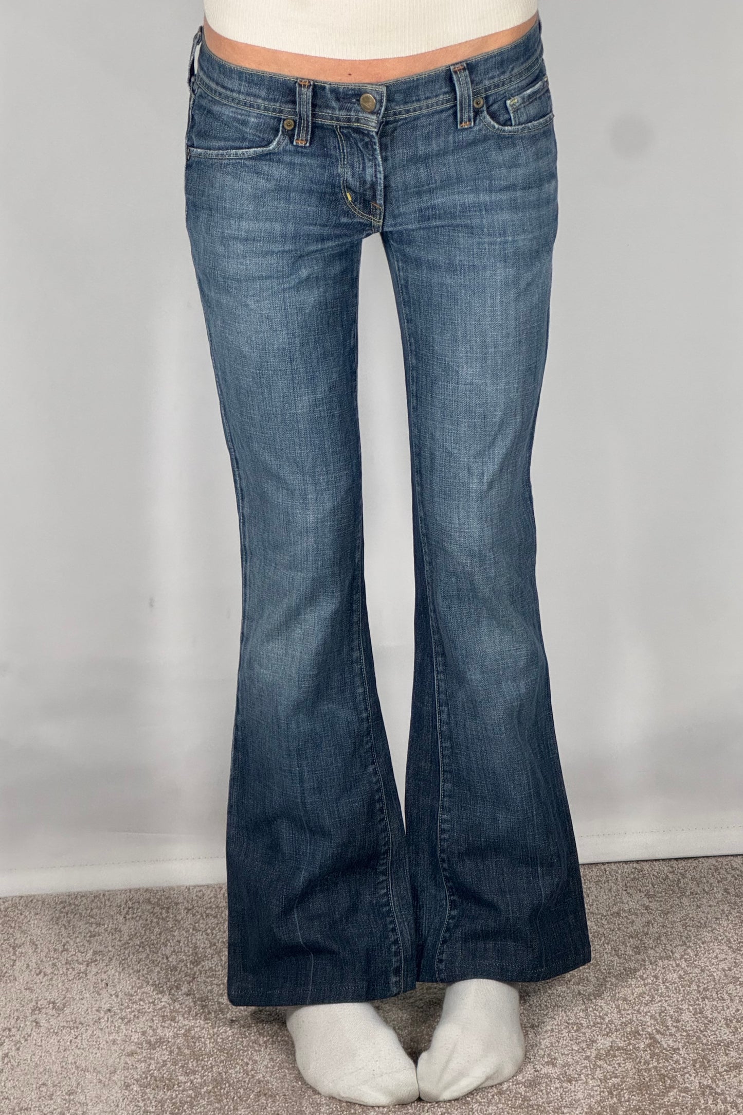 Lågmidjade jeans stl: XS