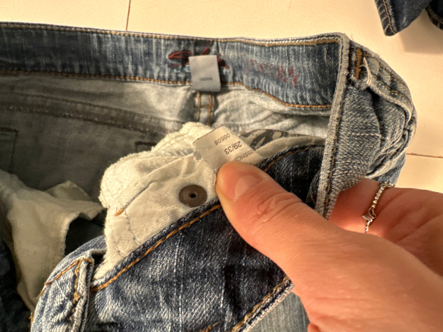 Lågmidjade jeans stl: XS/S