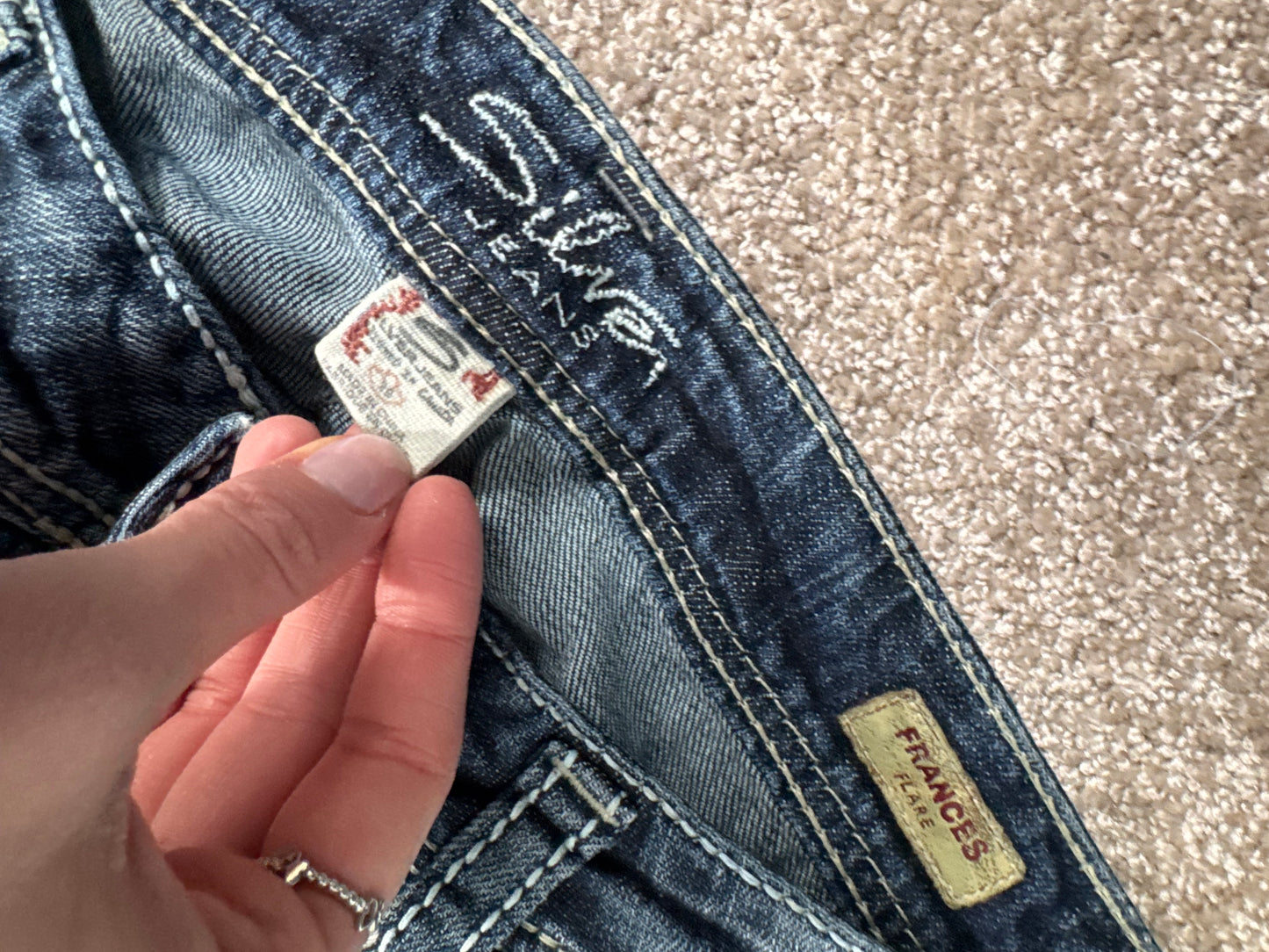 Lågmidjade jeans stl: M