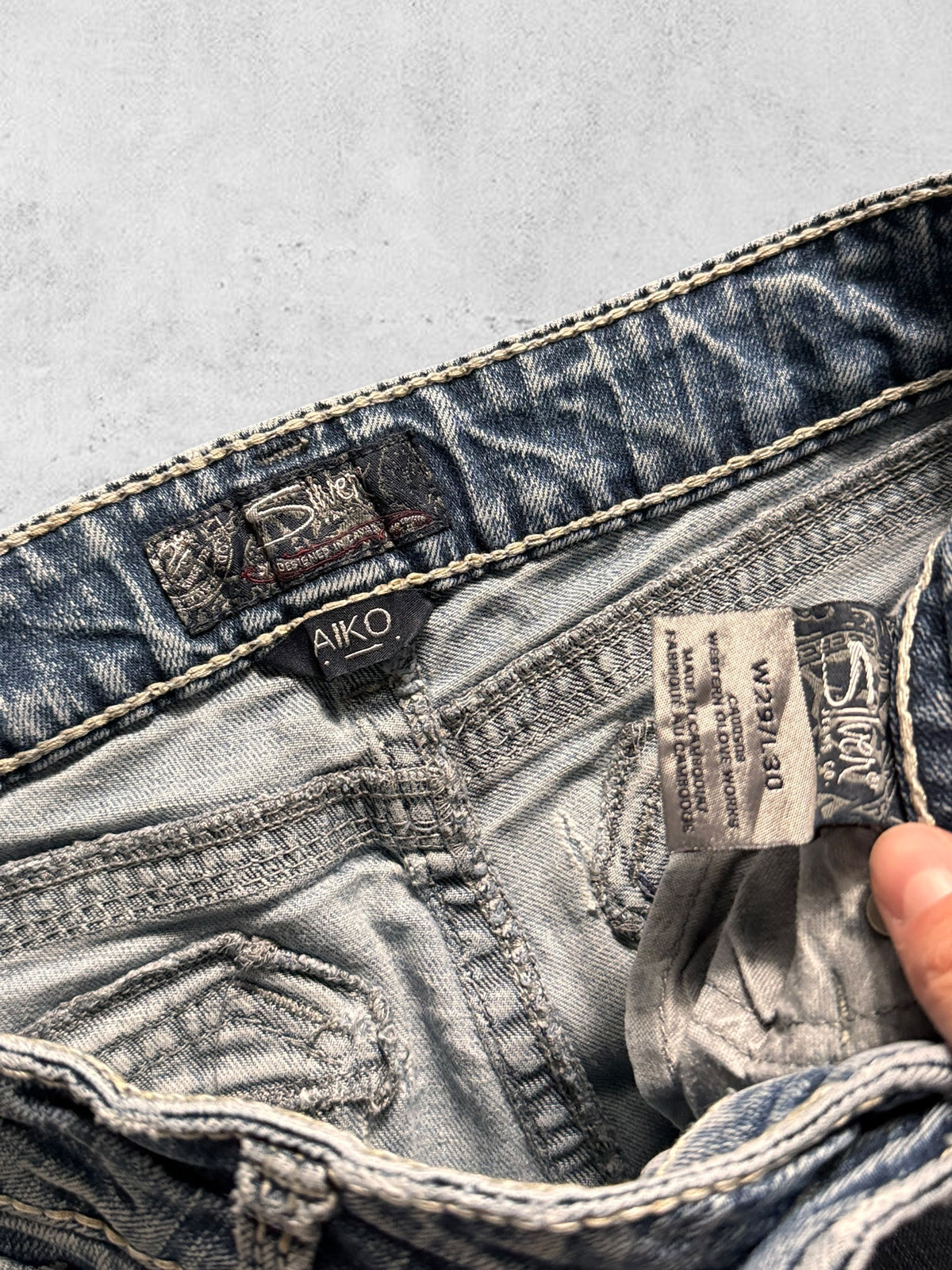 Lågmidjade jeans stl: S