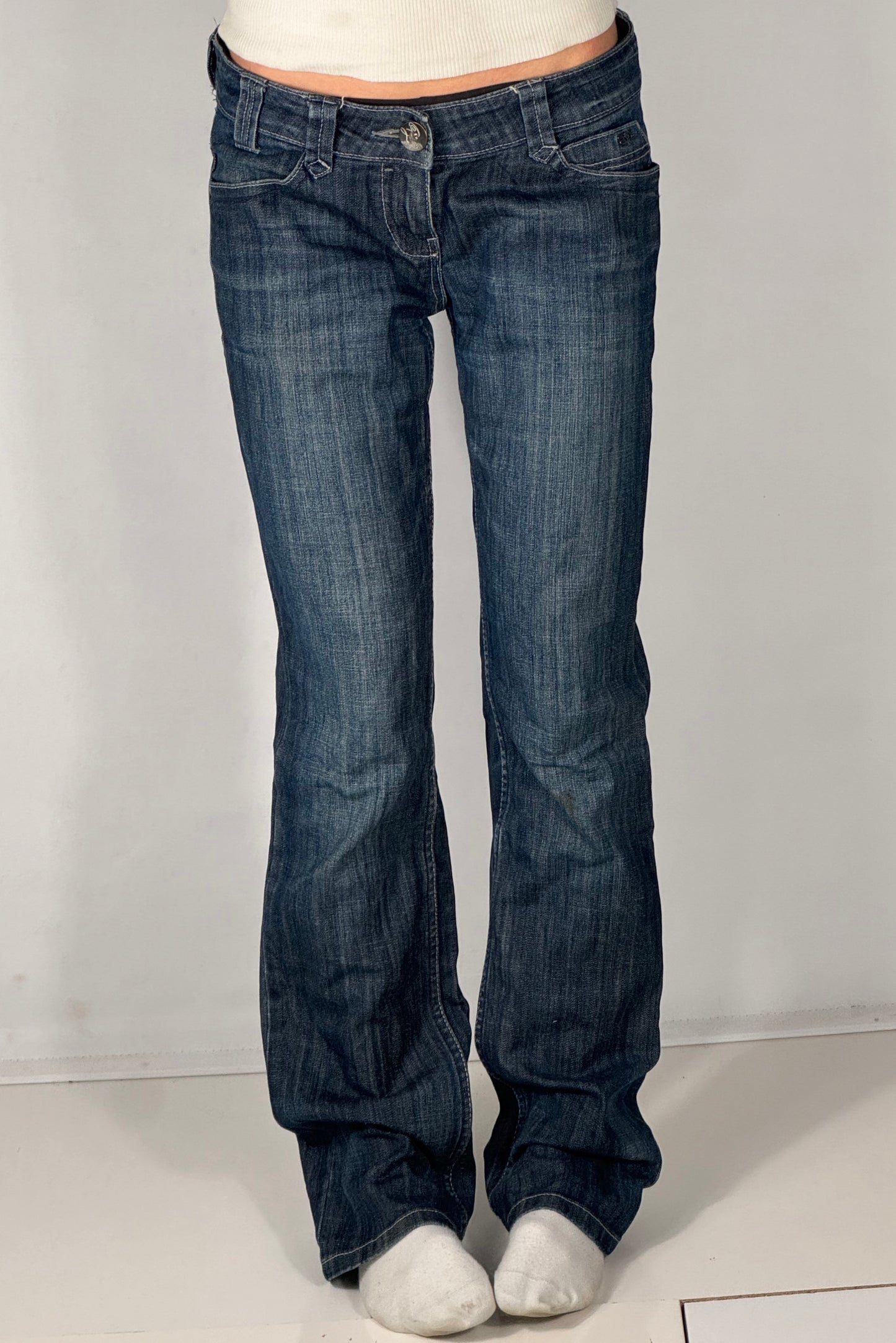 Lavtaljede jeans str: S/M