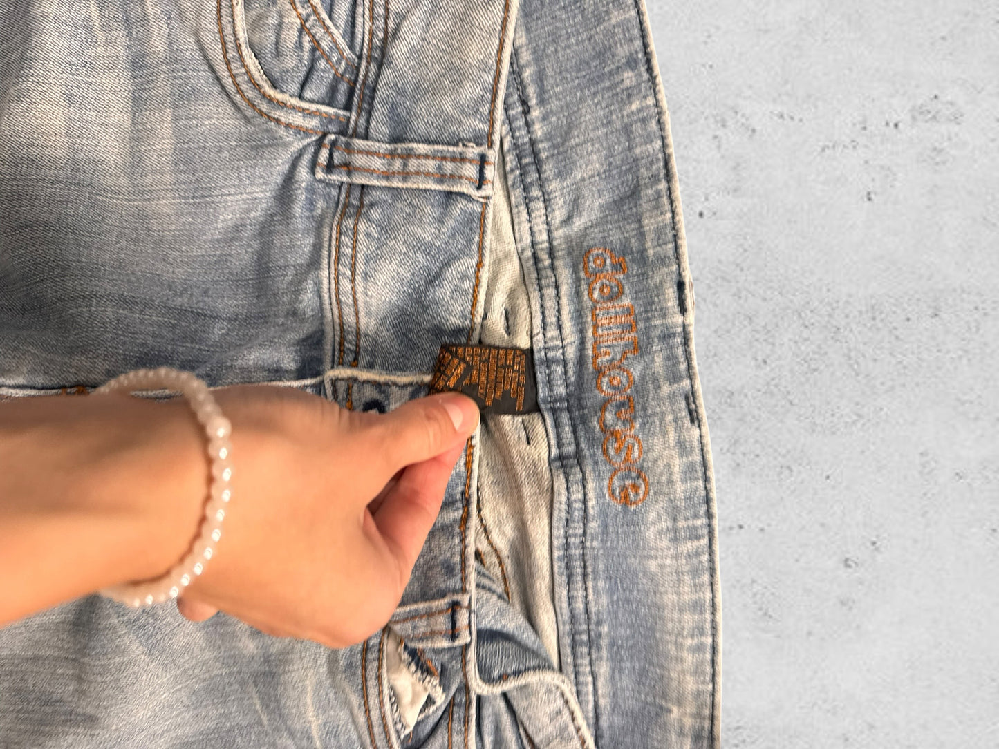 Lågmidjade jeans stl: L