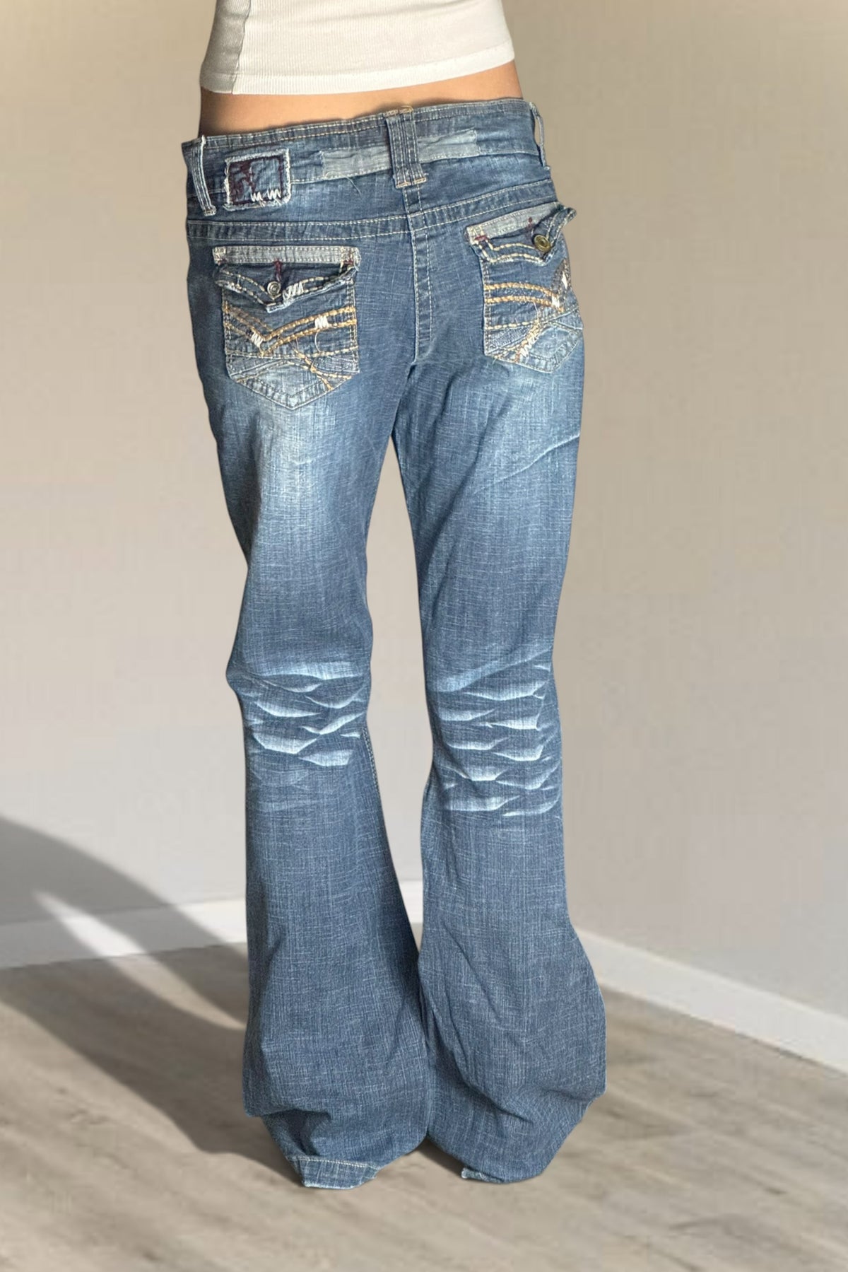 Lågmidjade jeans stl: M