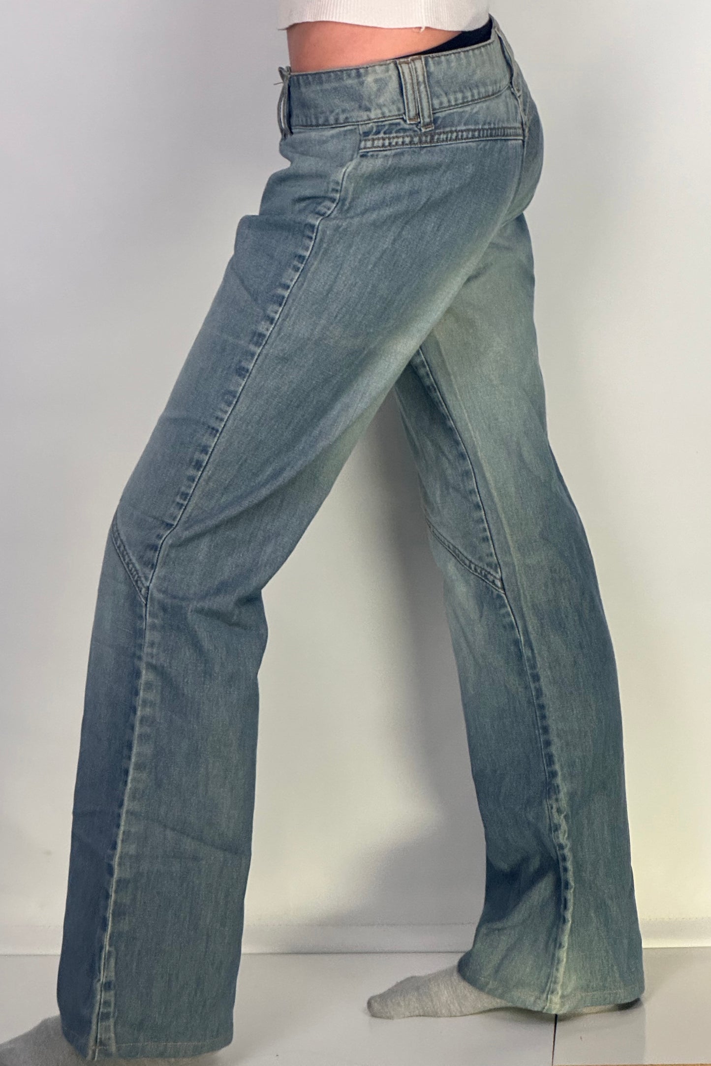 Lågmidjade jeans stl: S