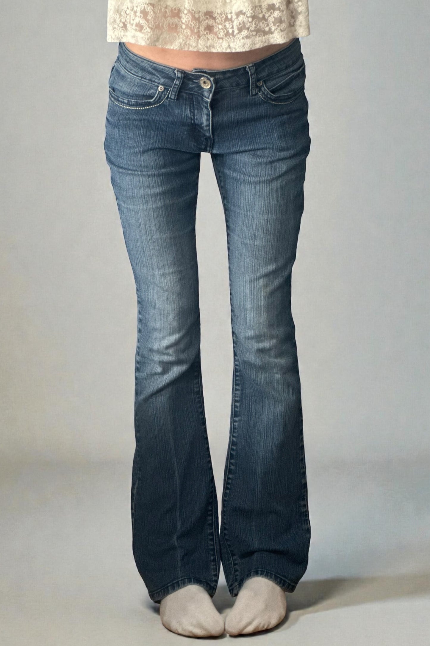 Lågmidjade jeans stl: