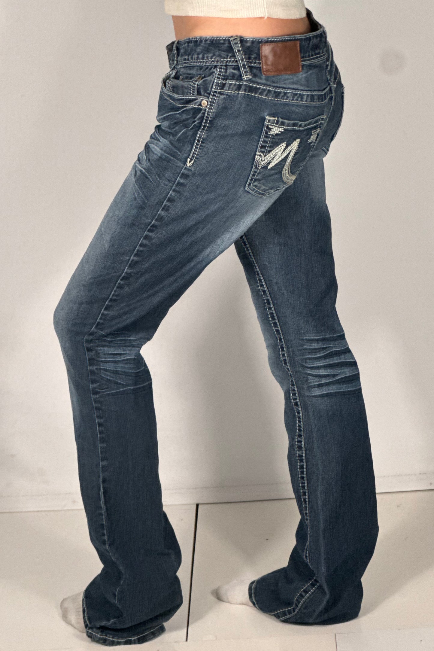 Lågmidjade jeans stl: S/M