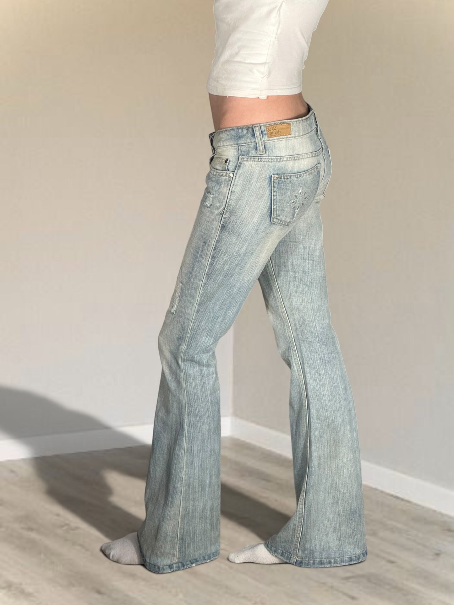 Lågmidjade jeans stl: S