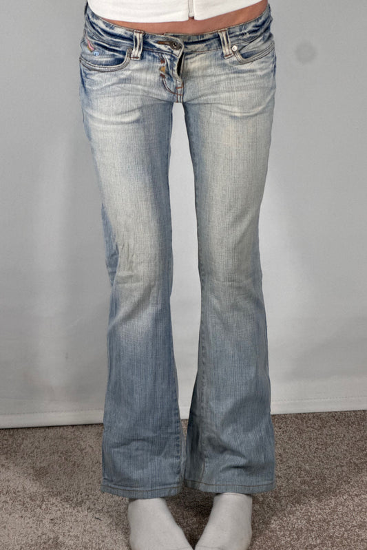 Lavlivede jeans str: XS